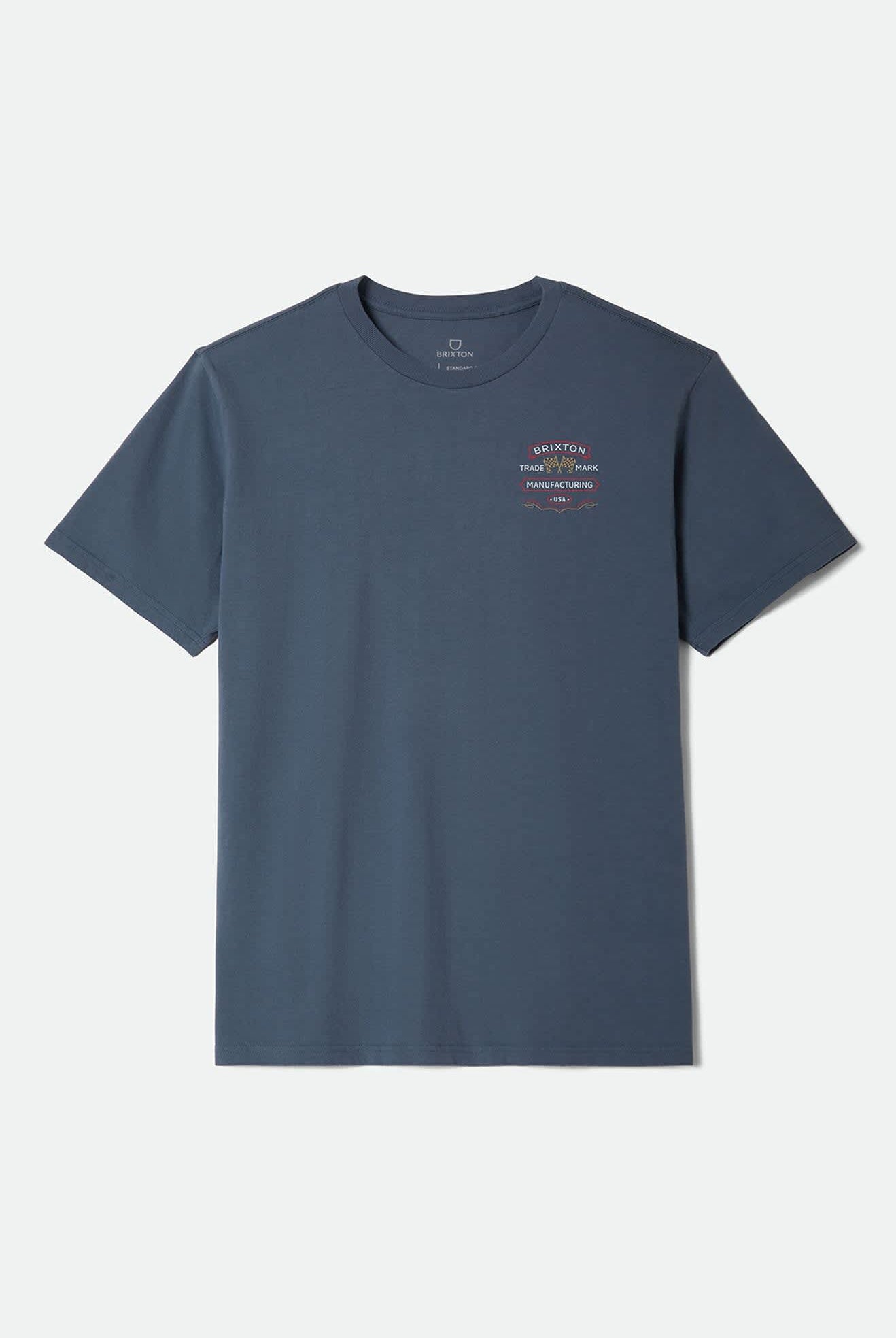 Men's Liberty Mark Short Sleeve Standard T-Shirt in the color Navy - Front Product View