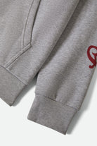 Men's Coors Light Silver Speed Hoodie in the color Heather Grey - Additional Laydown image
