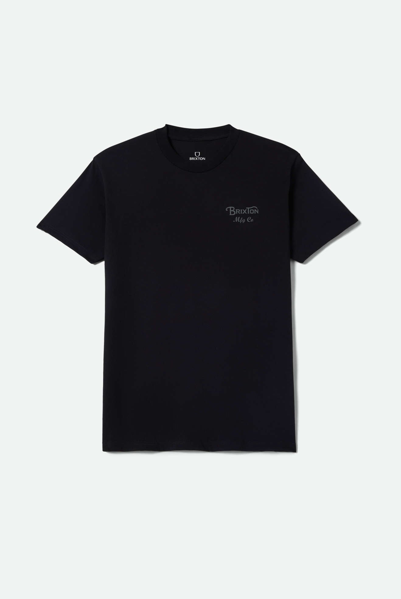 Men's Press T-Shirt in the color Black - Front Product View