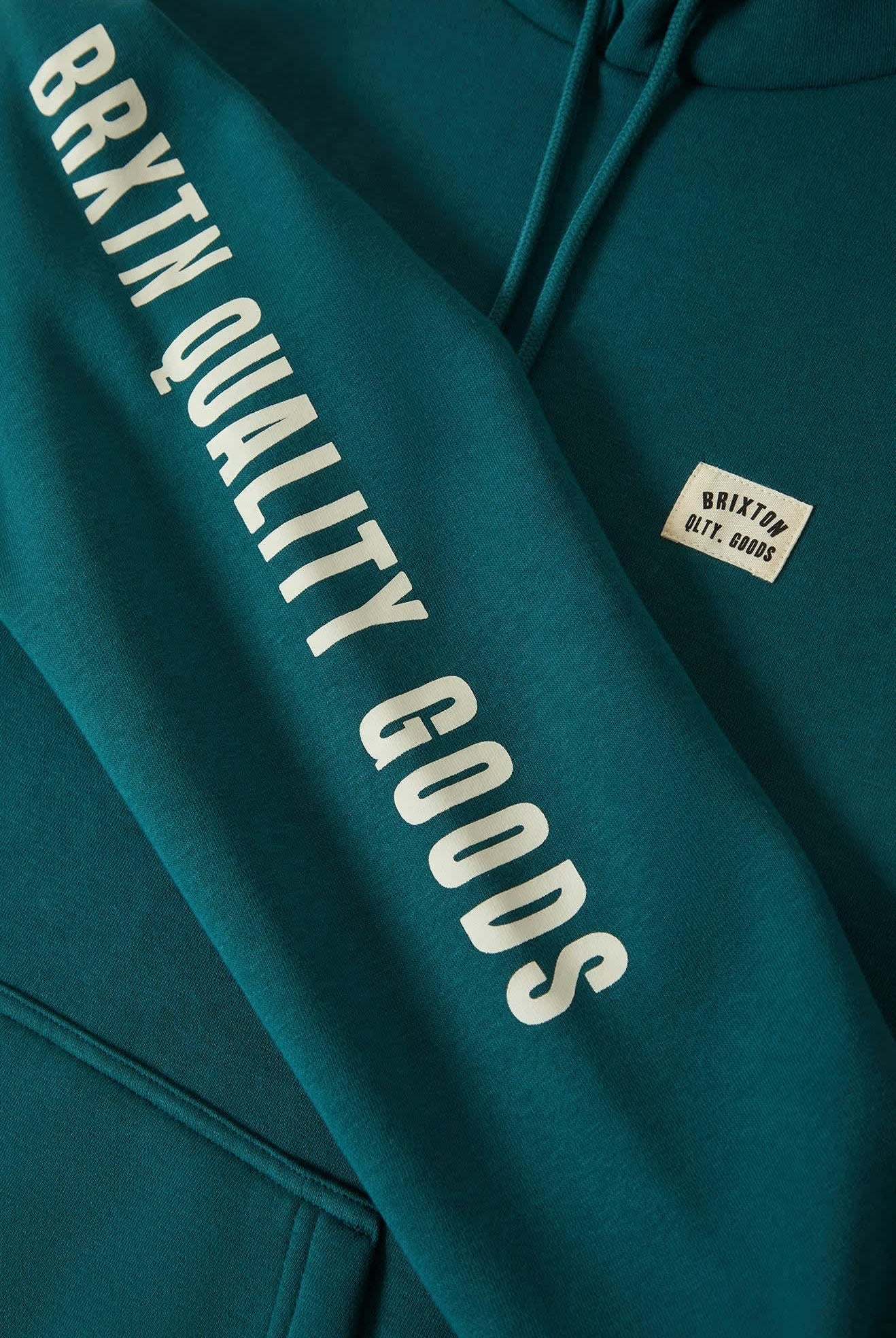 Men's Woodburn Hoodie in the color Night Sage - Additional Laydown image