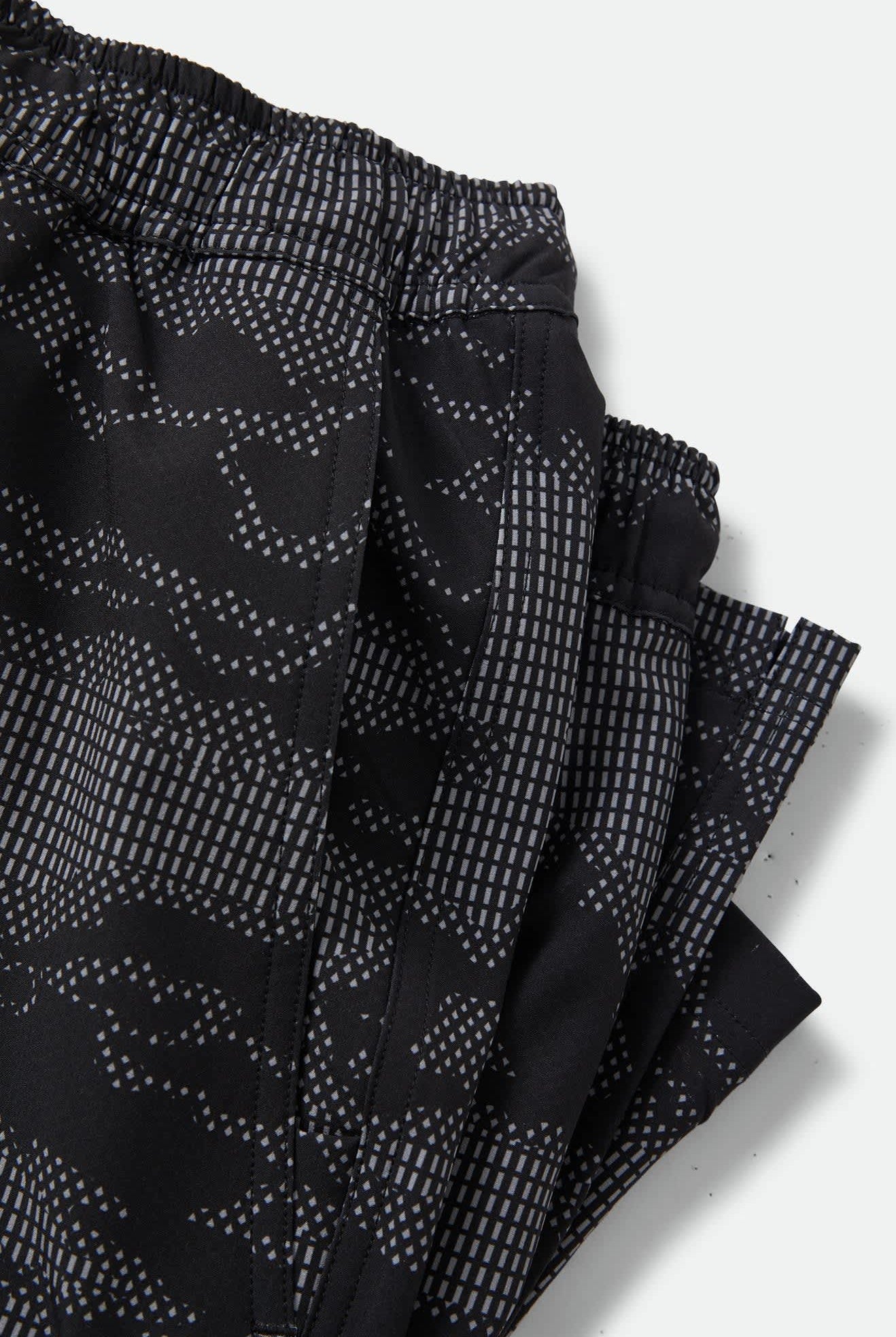 Men's Journey Active Short in the color Black Camo - Additional Laydown image