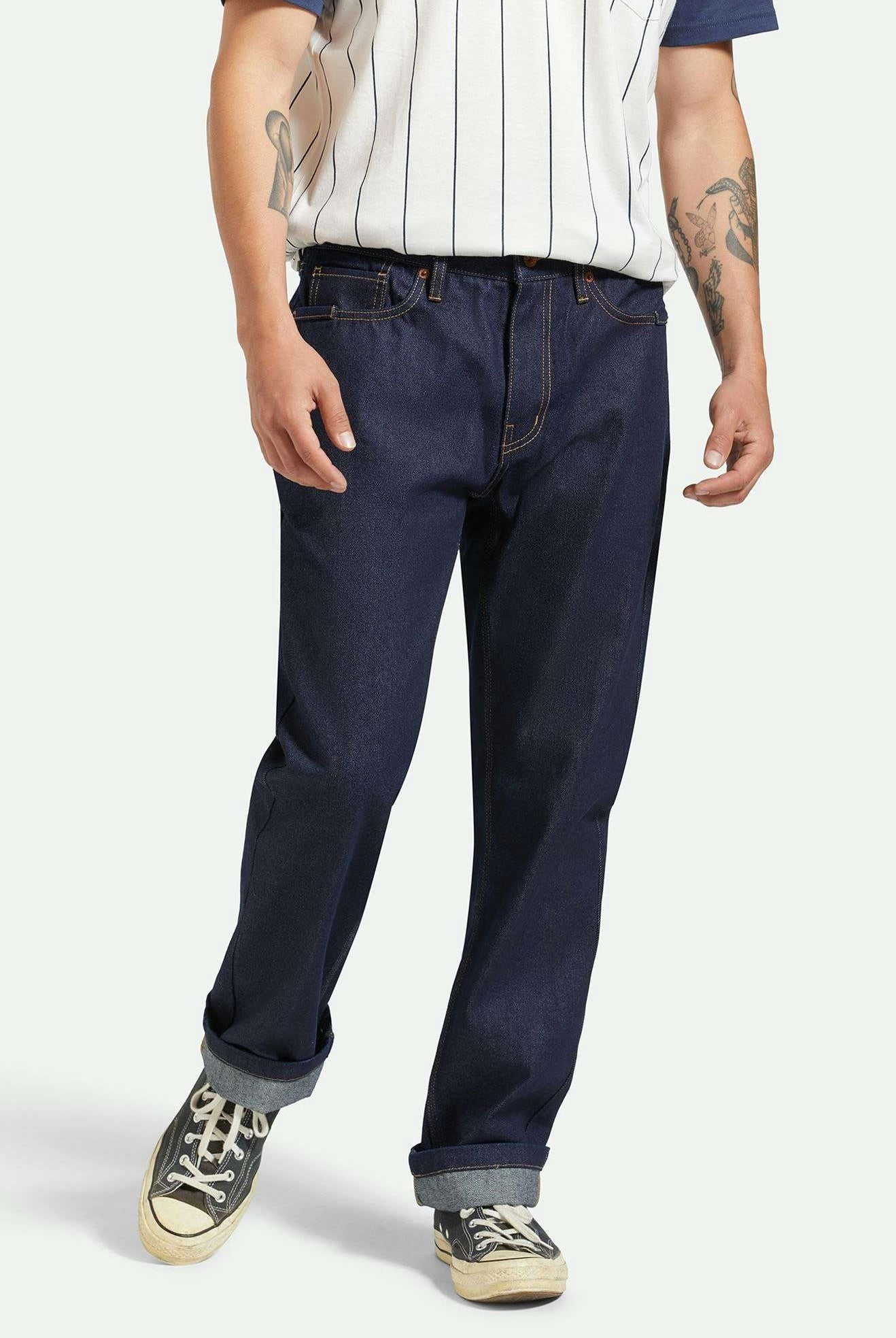 Men's Lifestyle 1 | Builders 5-Pocket Stretch Pant - Rinse Denim