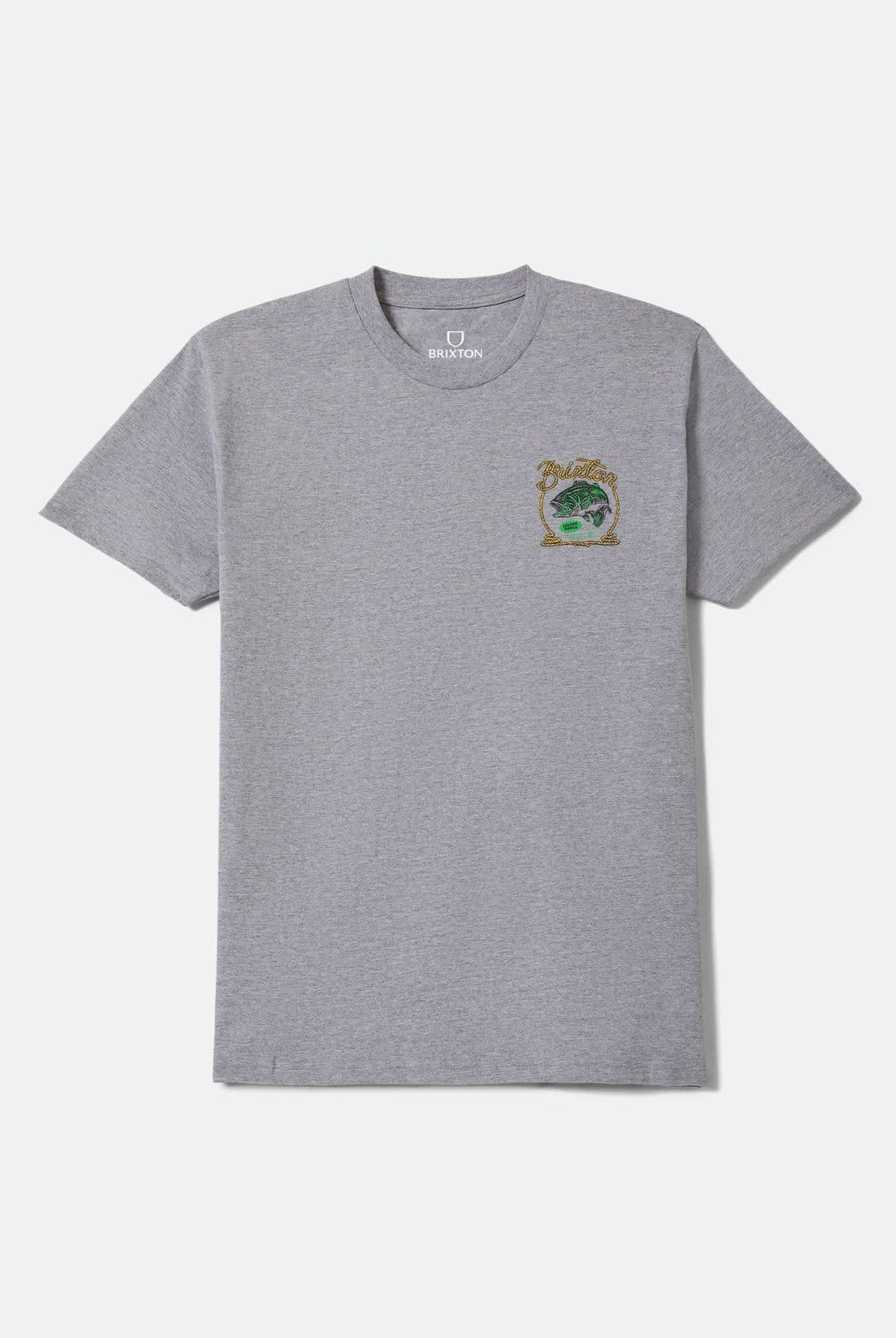 Men's Cast Standard T-Shirt in the color Heather Grey - Front Product View