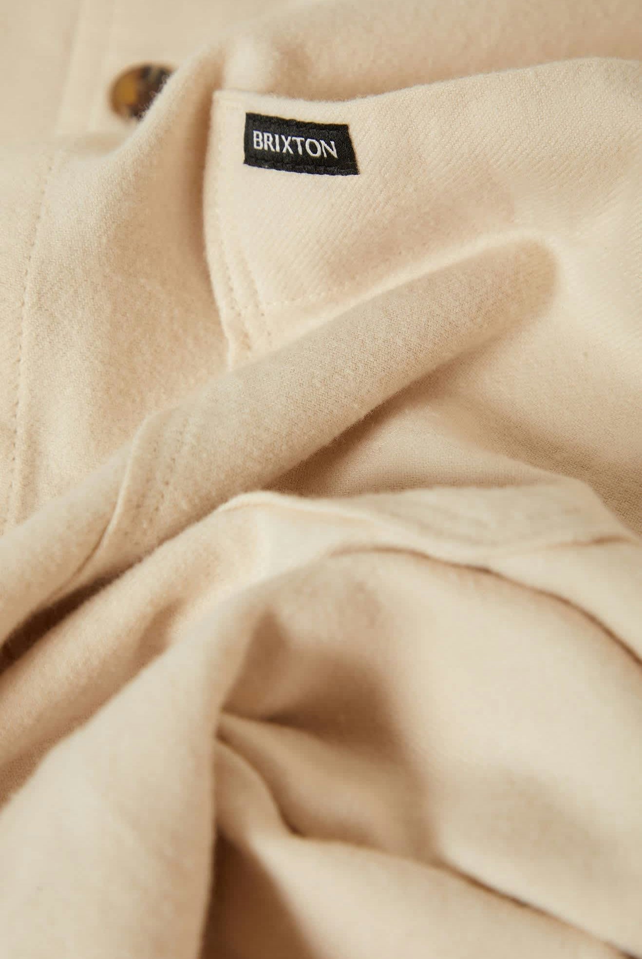 Men's Hasting Lightweight Ultra Soft Flannel in the color Whitecap - Additional Laydown image