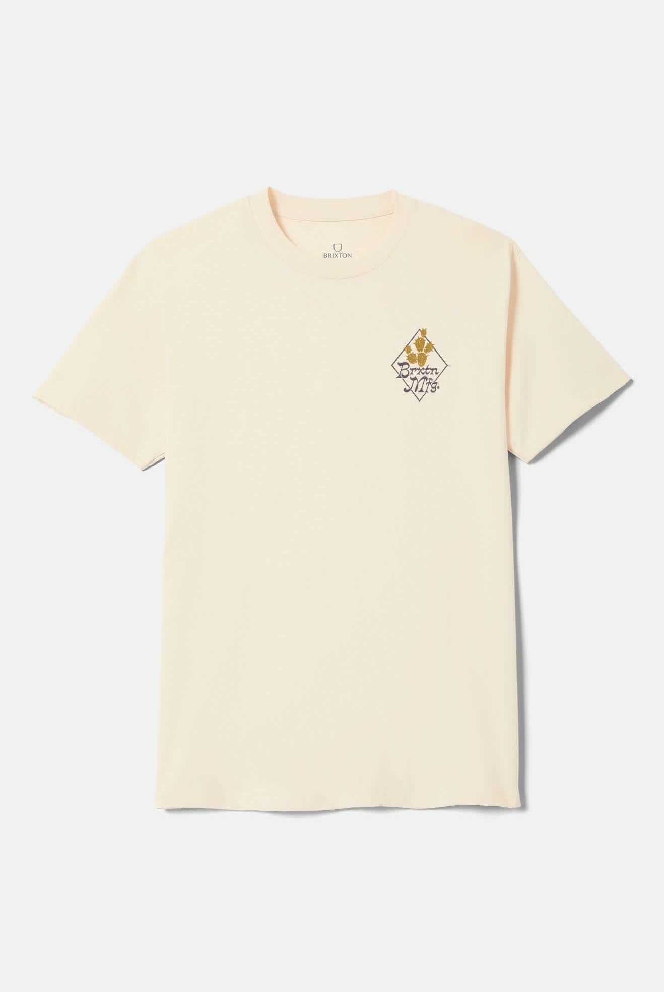 Men's Steady Standard T-Shirt in the color Cream - Front Product View