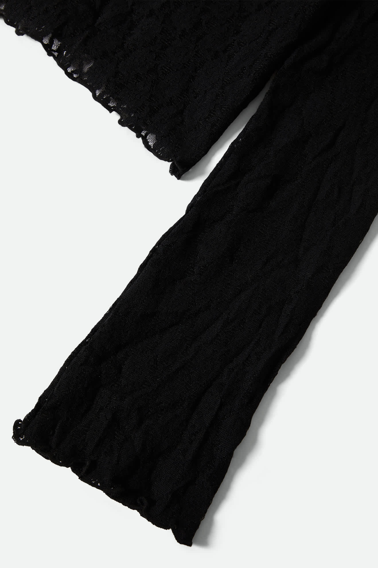 Women's Dolly Slim L/S Knit T-Shirt in the color Black - Additional Laydown image