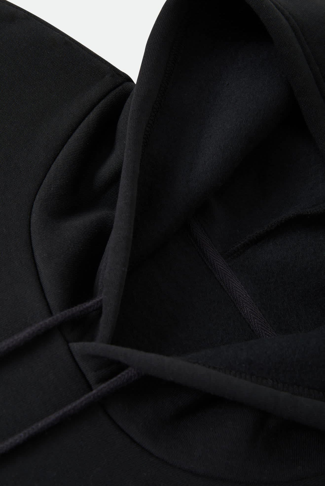 Men's Crest II Hood in the color Black - Additional Laydown image