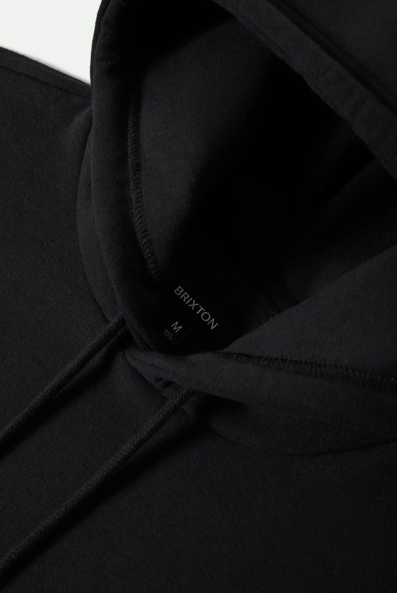 Men's Waller Hoodie in the color Black - Additional Laydown image