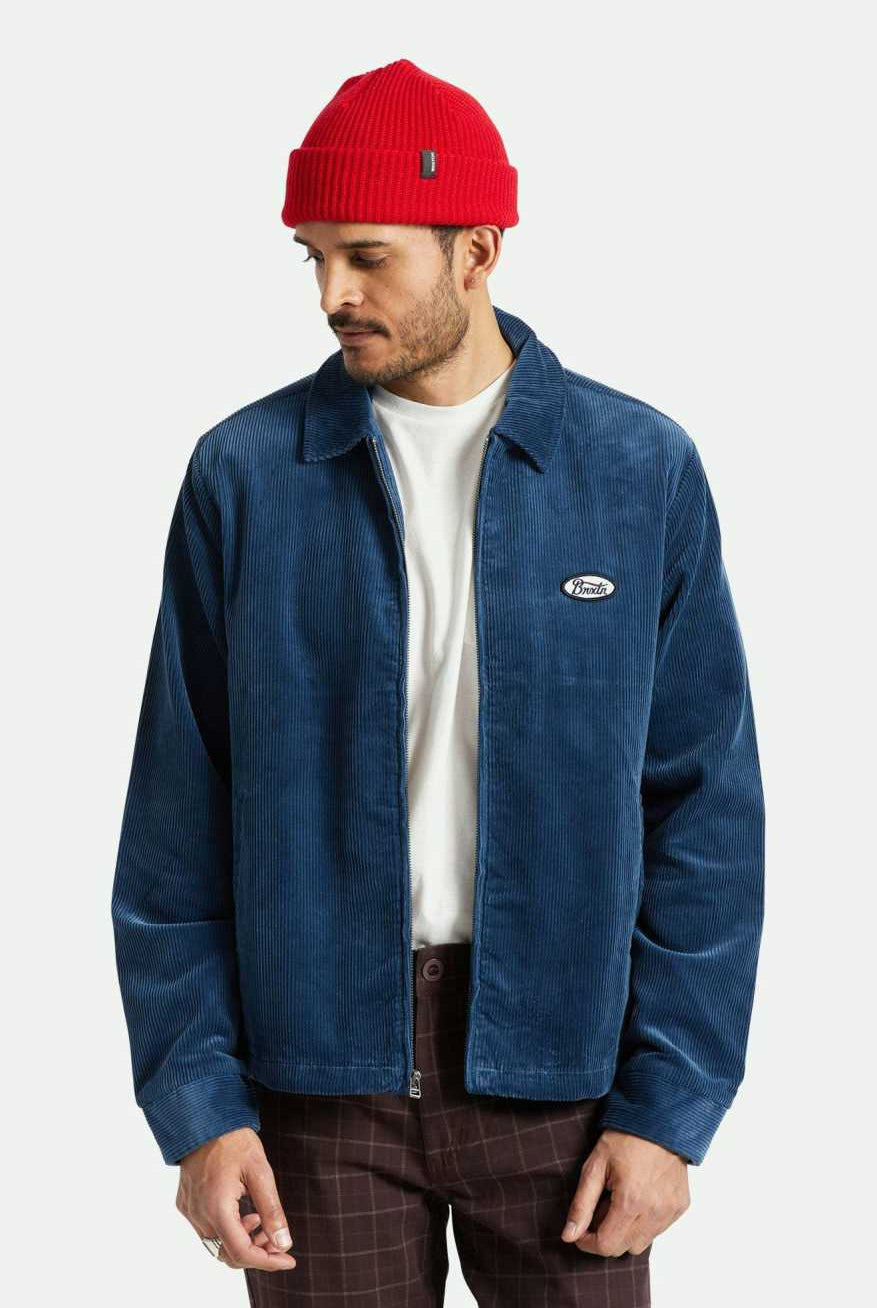 Brixton Unisex Heist Beanie - Red | Front fit