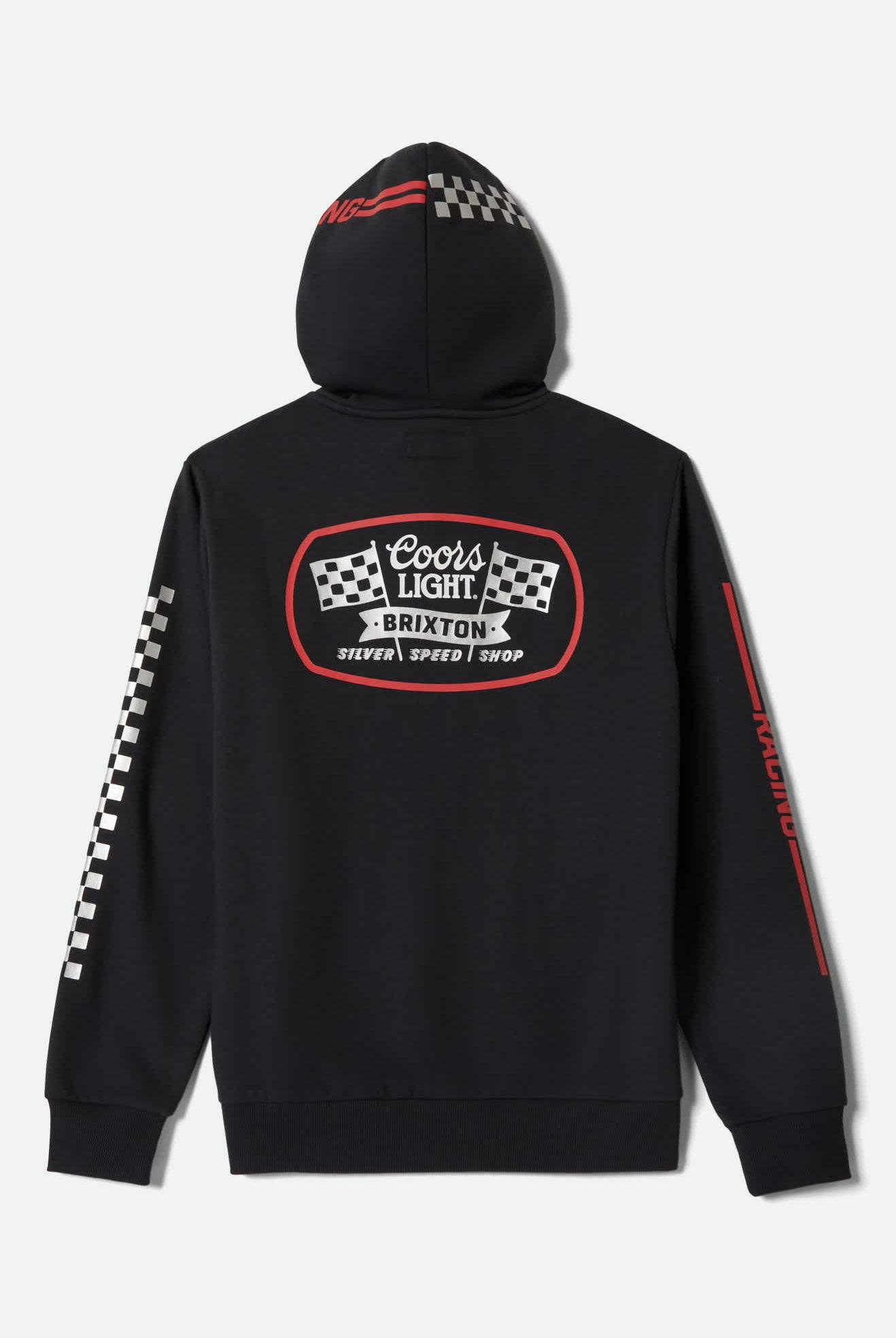 Men's Coors Light Pit Stop Hoodie in the color Black - Additional Laydown image