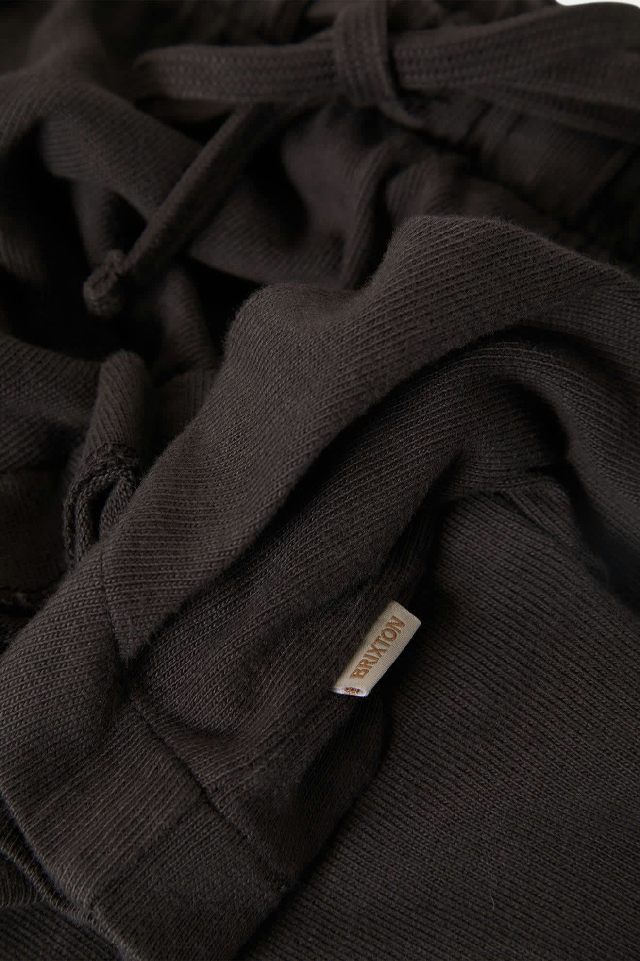 Women's Carefree Organic Garment Dye Lounge Skirt in the color Black - Additional Laydown image