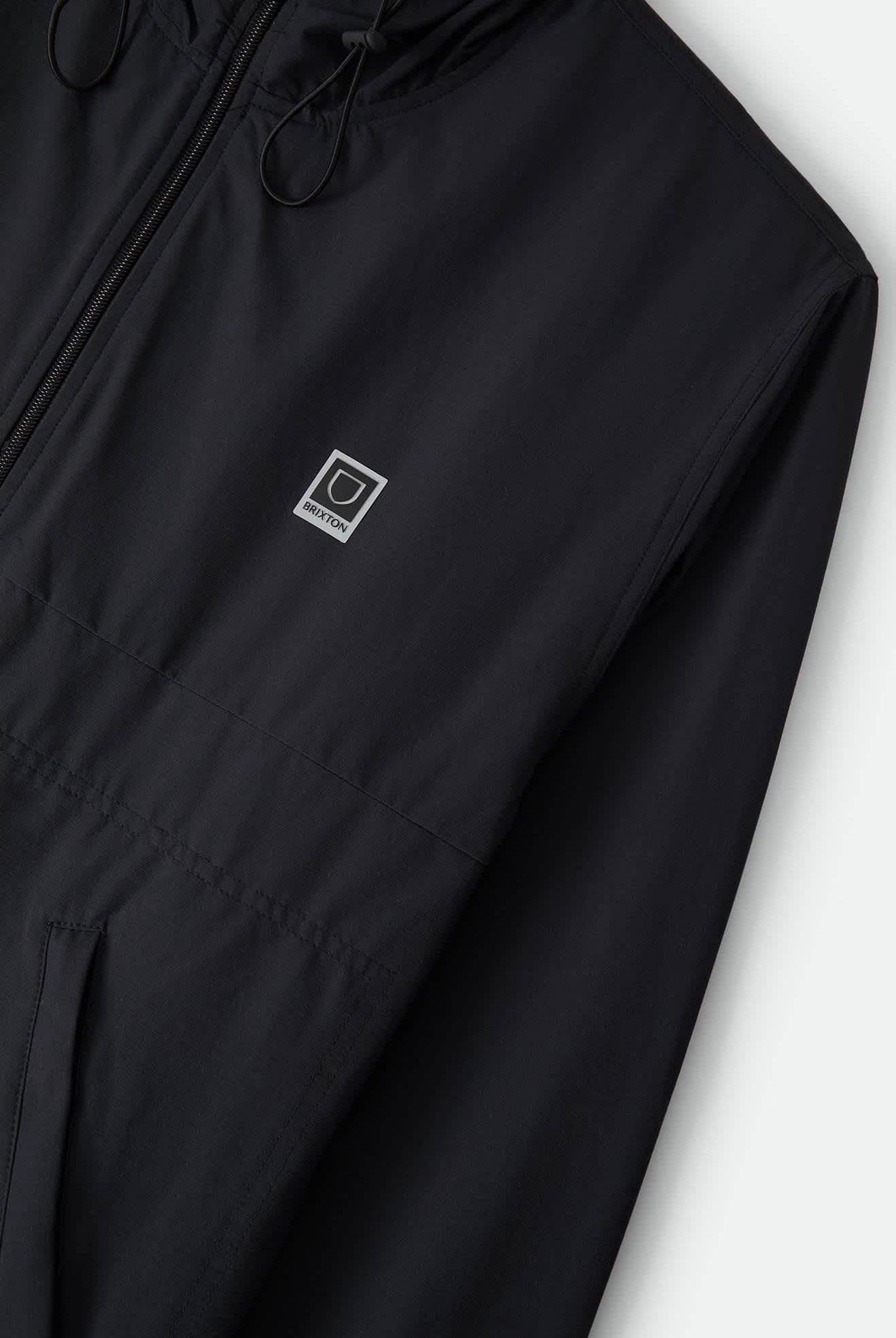 Men's Journey Zip Jacket in the color Black - Additional Laydown image