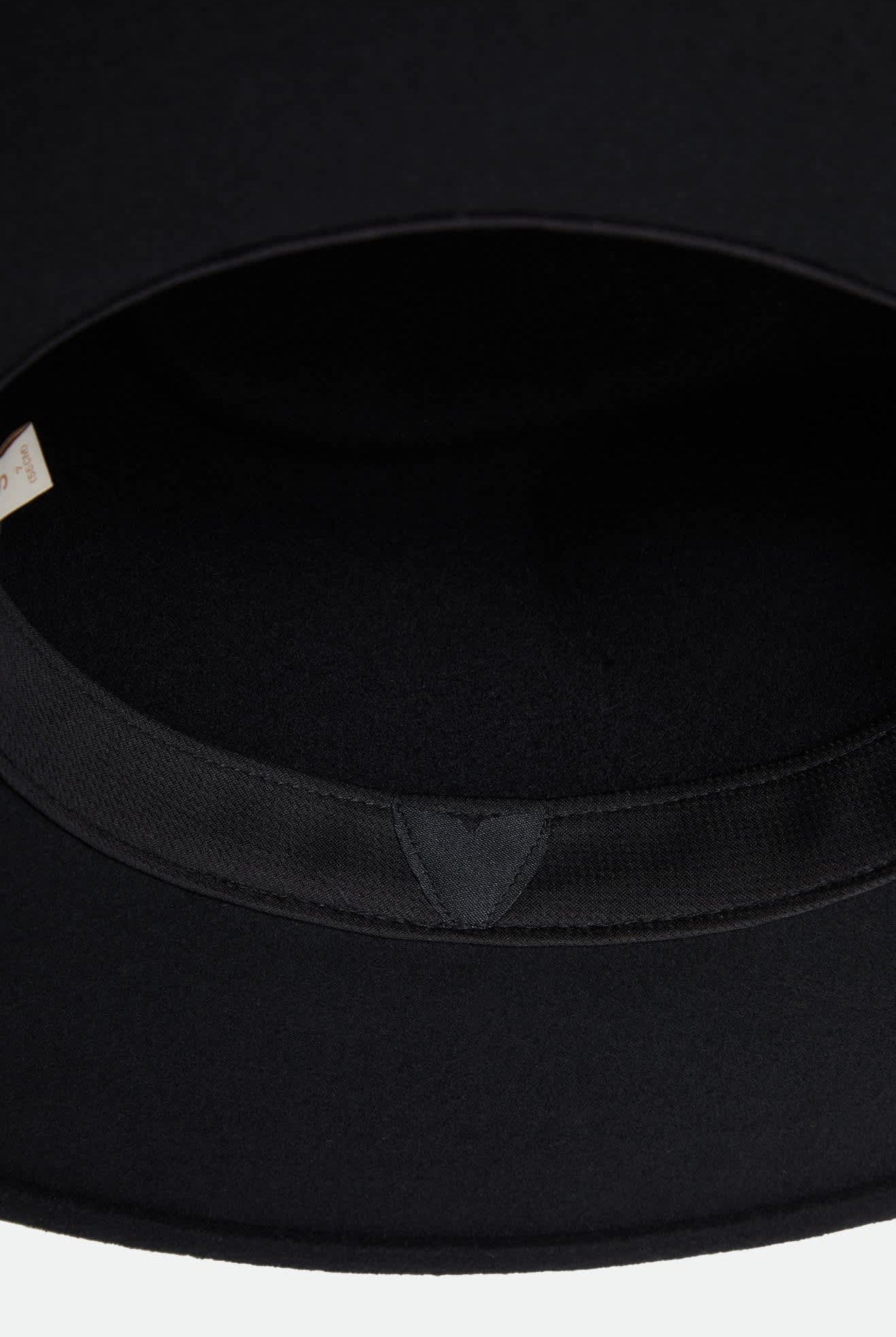 Women's Juniper Packable Hat in the color Black - Additional Laydown image