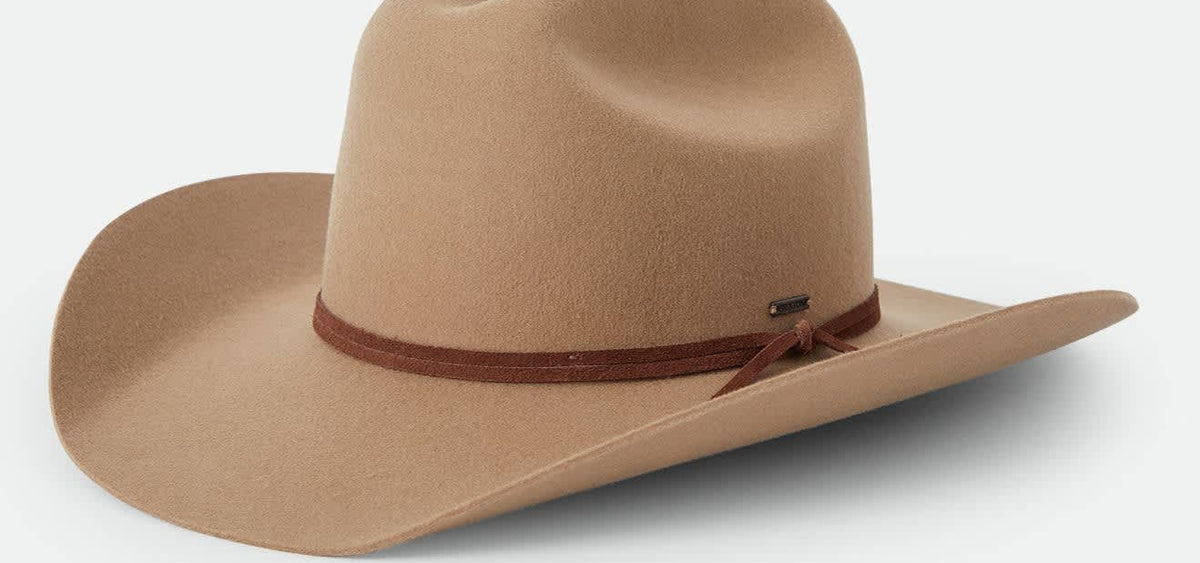 Unisex Laredo Cowboy Hat in the color Khaki - Front Product View