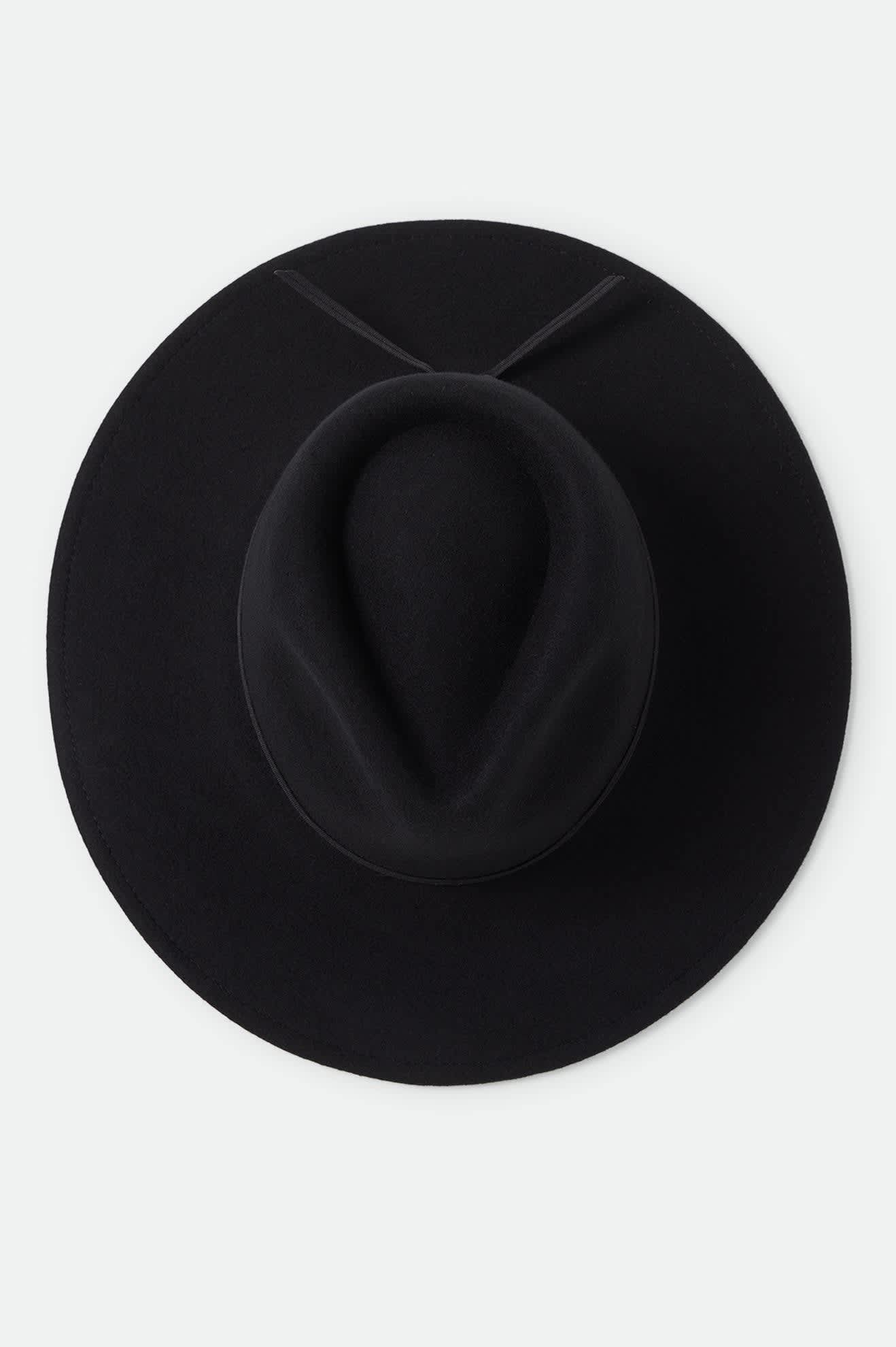 Women's Juniper Packable Hat in the color Black - Additional Laydown image