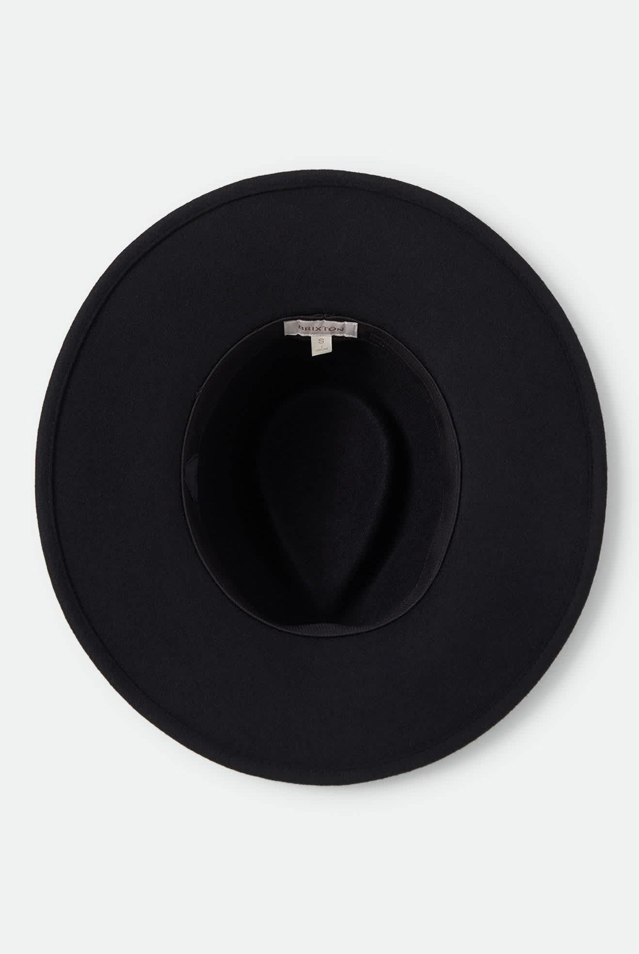 Women's Juniper Packable Hat in the color Black - Additional Laydown image