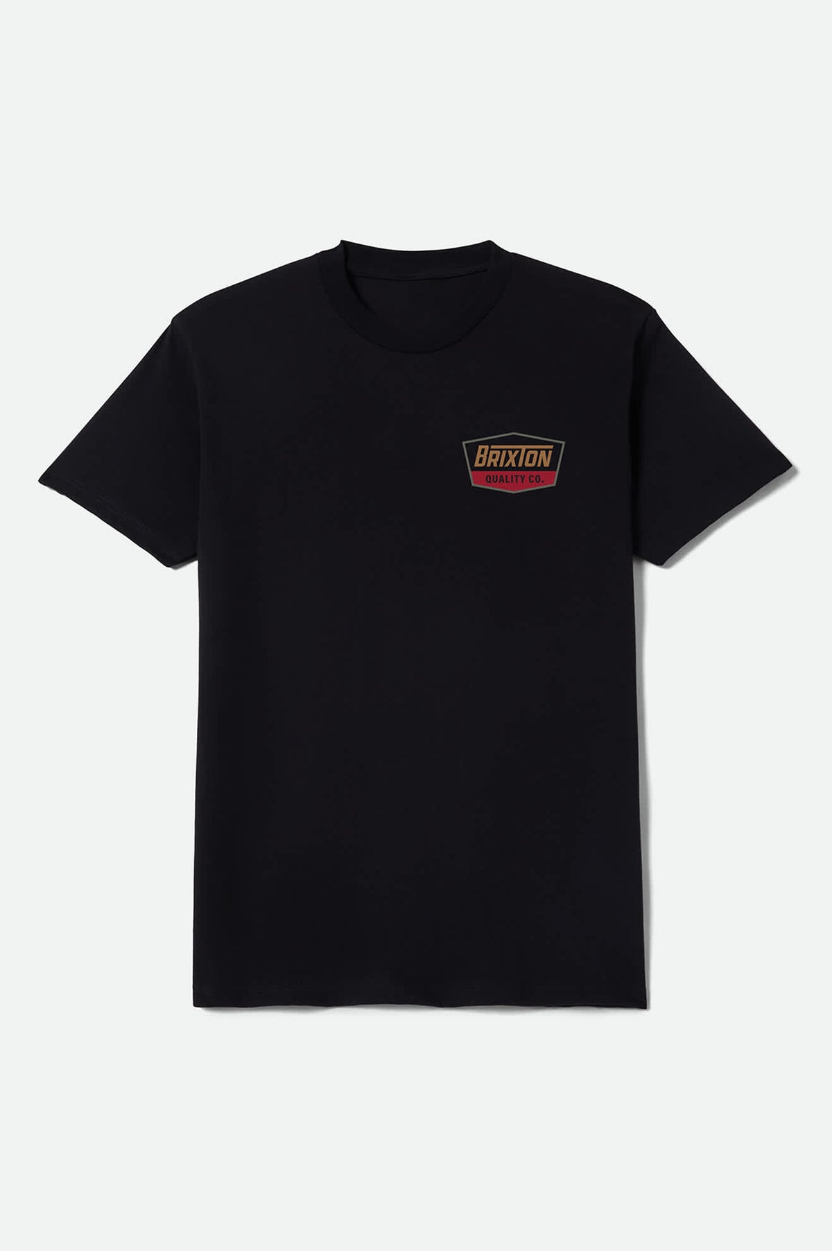 Men's Regal Standard T-Shirt in the color Black/Dark Sage/Tobacco - Front Product View
