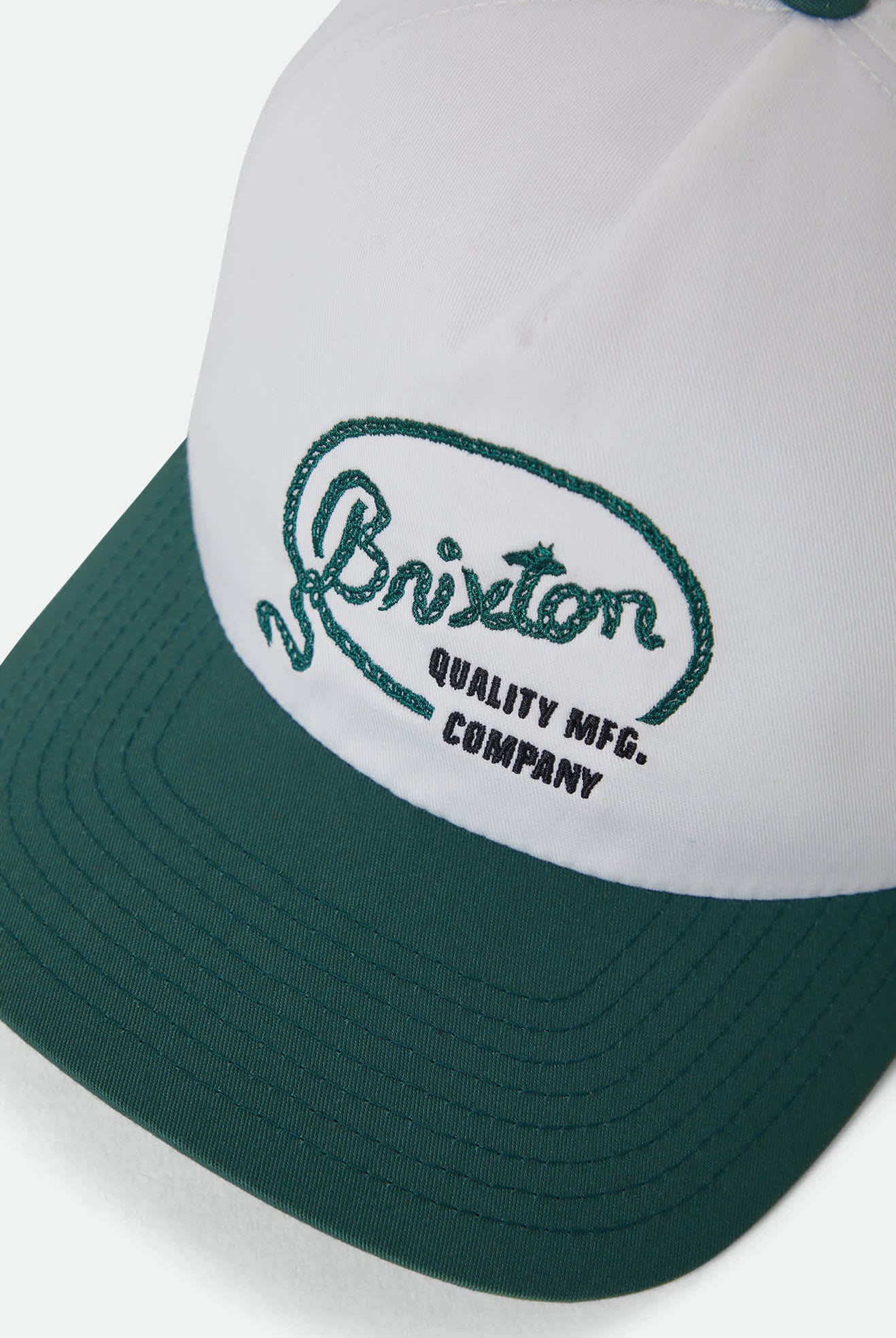 Unisex Gallatin Snapback in the color Off White/Primal Green - Additional Laydown image