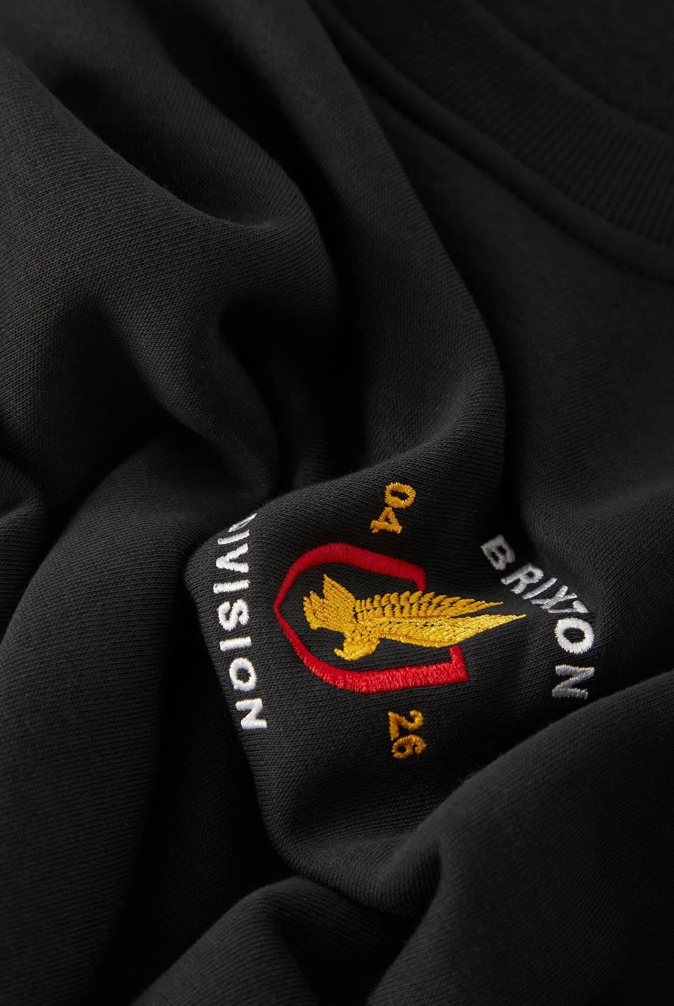 Men's Covall Crew in the color Black - Additional Laydown image