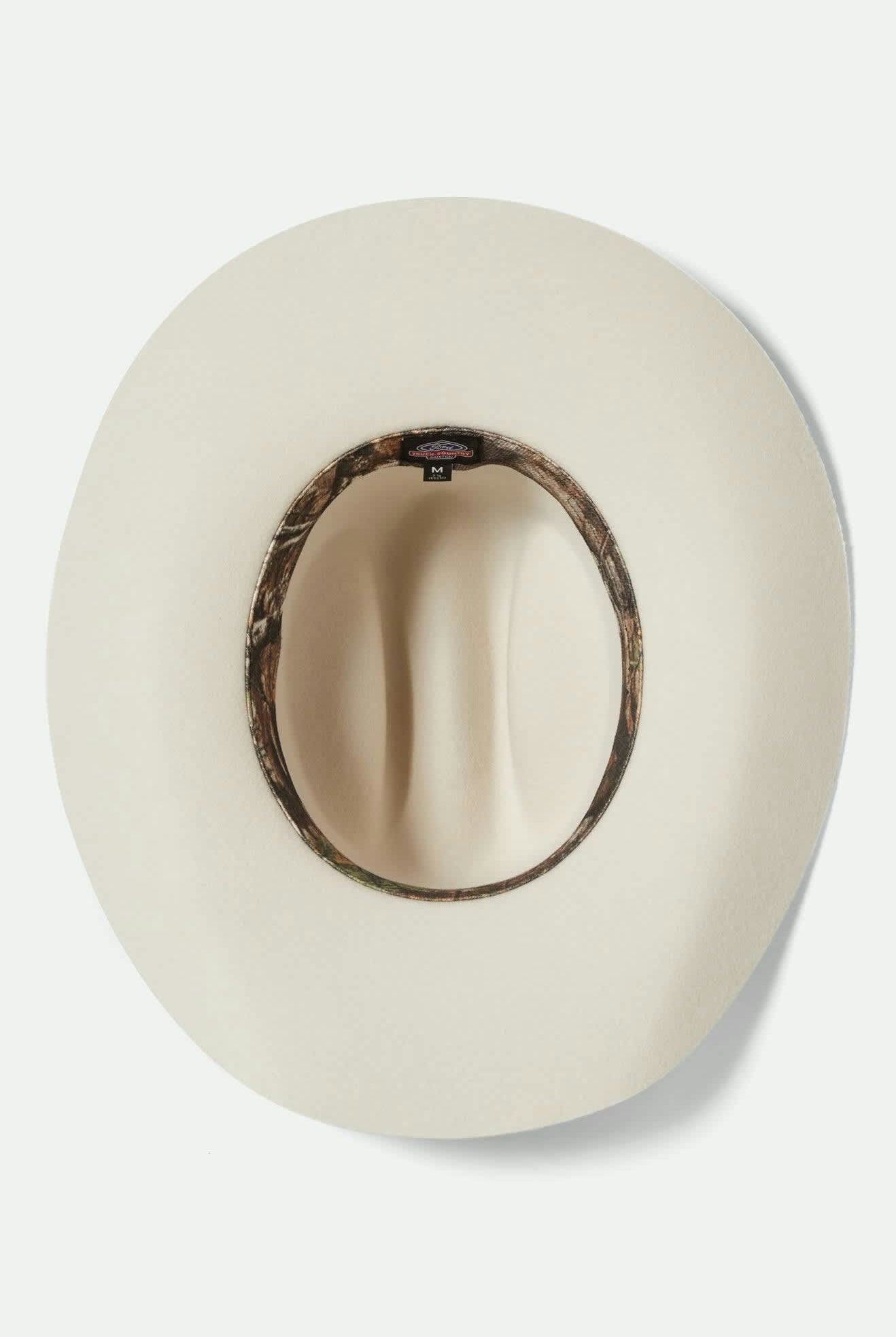 Unisex Ford Truck Country Cowboy Hat in the color Wimbledon White/Camo - Additional Laydown image