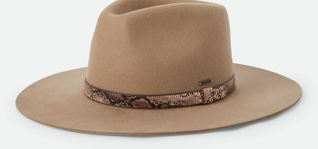 Unisex Sonoran Cowboy Hat in the color Khaki - Front Product View