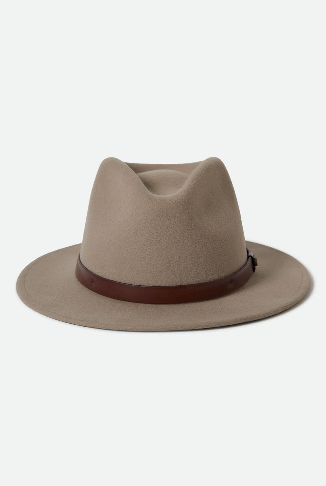 Unisex Messer Fedora in the color Light Tan - Additional Laydown image
