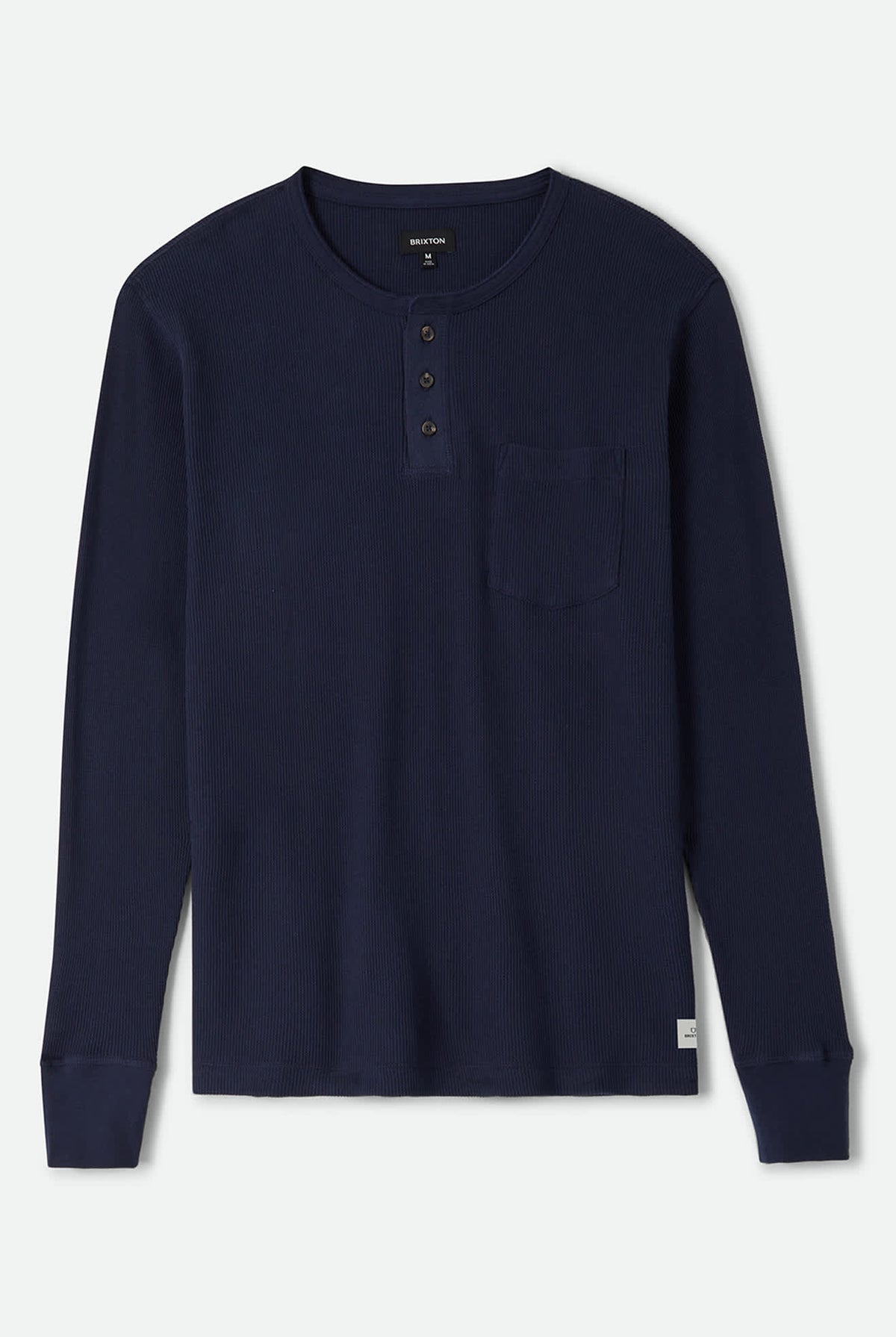 Men's Baseline Waffle Knit Top in the color Navy - Front Product View