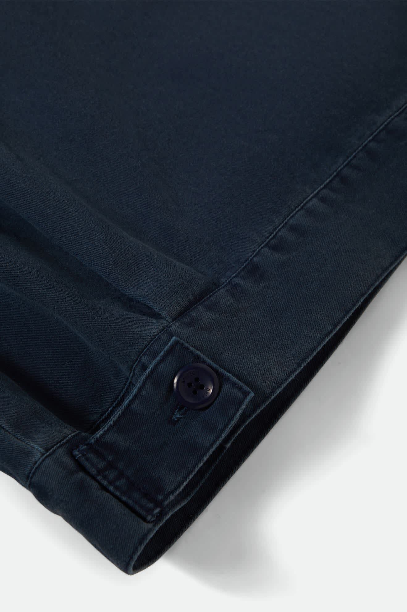 Men's Goodyear Trademark Lightweight Coaches Jacket in the color Washed Navy - Additional Laydown image