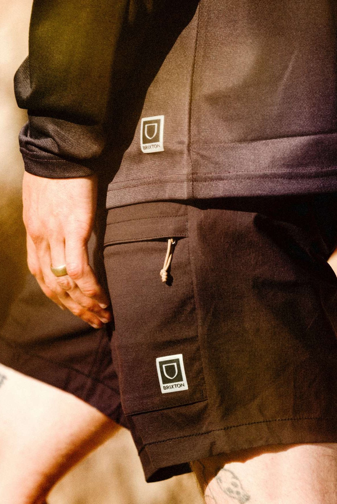 Men's Journey Utility Short in the color Black - Men's Lifestyle image