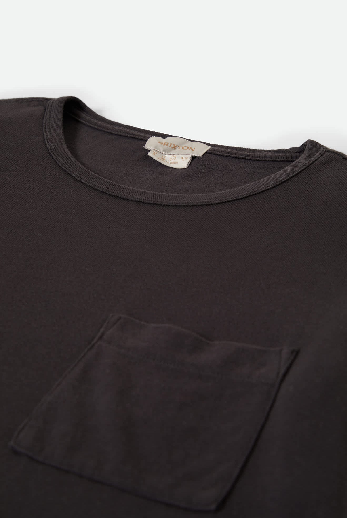 Women's Carefree Organic Garment Dye Perfect T-Shirt in the color Black - Additional Laydown image