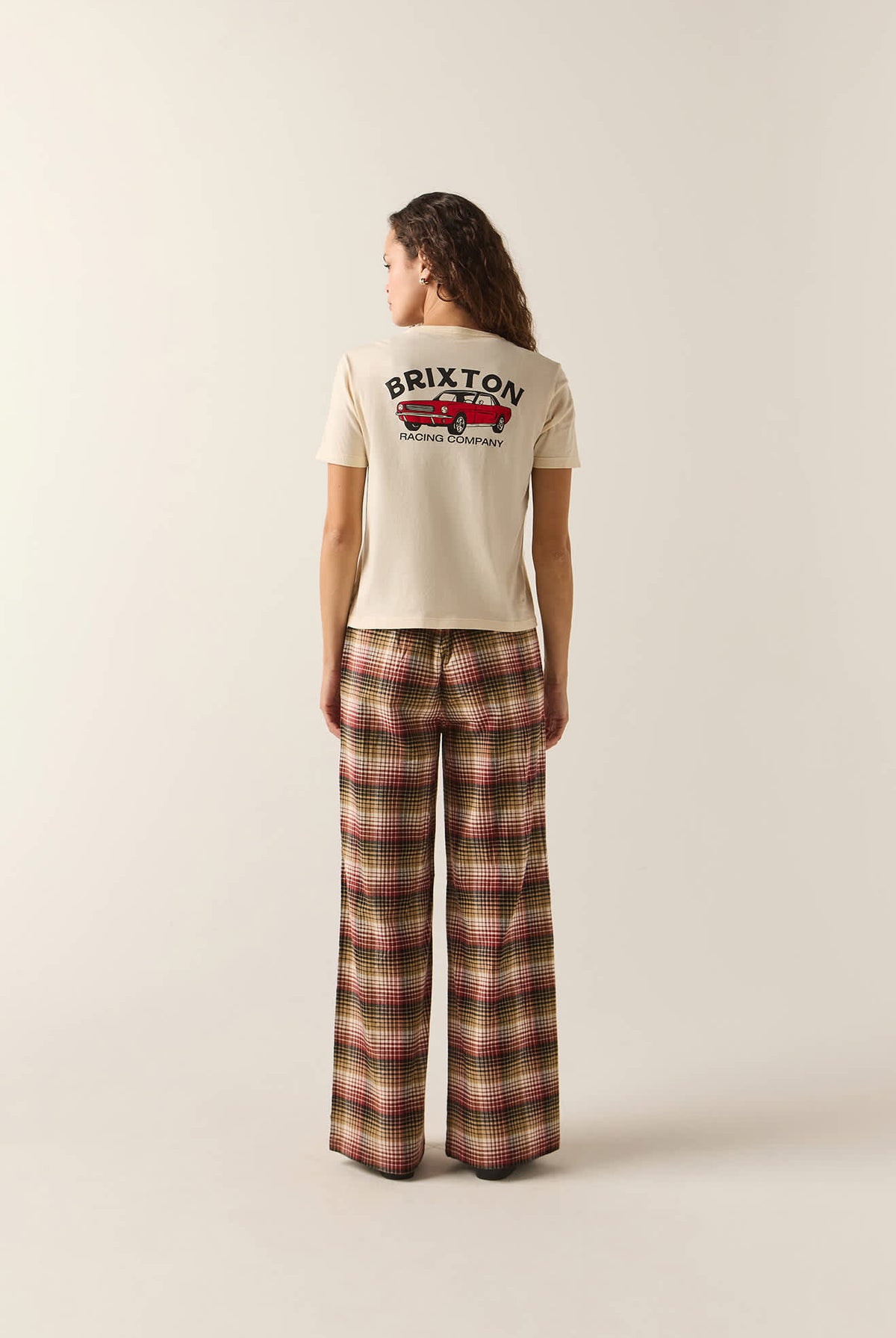 Women's High Speed Standard Crew T-Shirt in the color Whitecap - Women's Back View