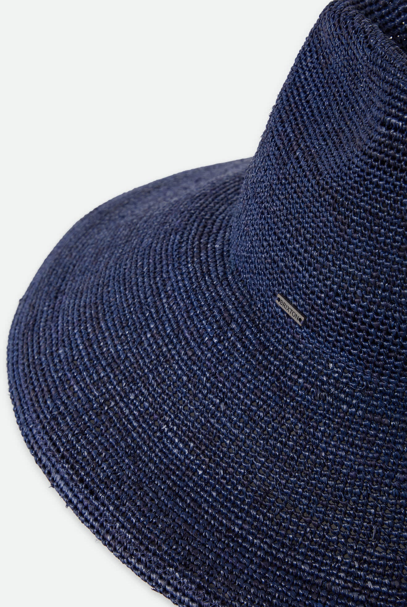 Women's Helena Straw Sun Hat in the color Midnight Blue - Additional Laydown image