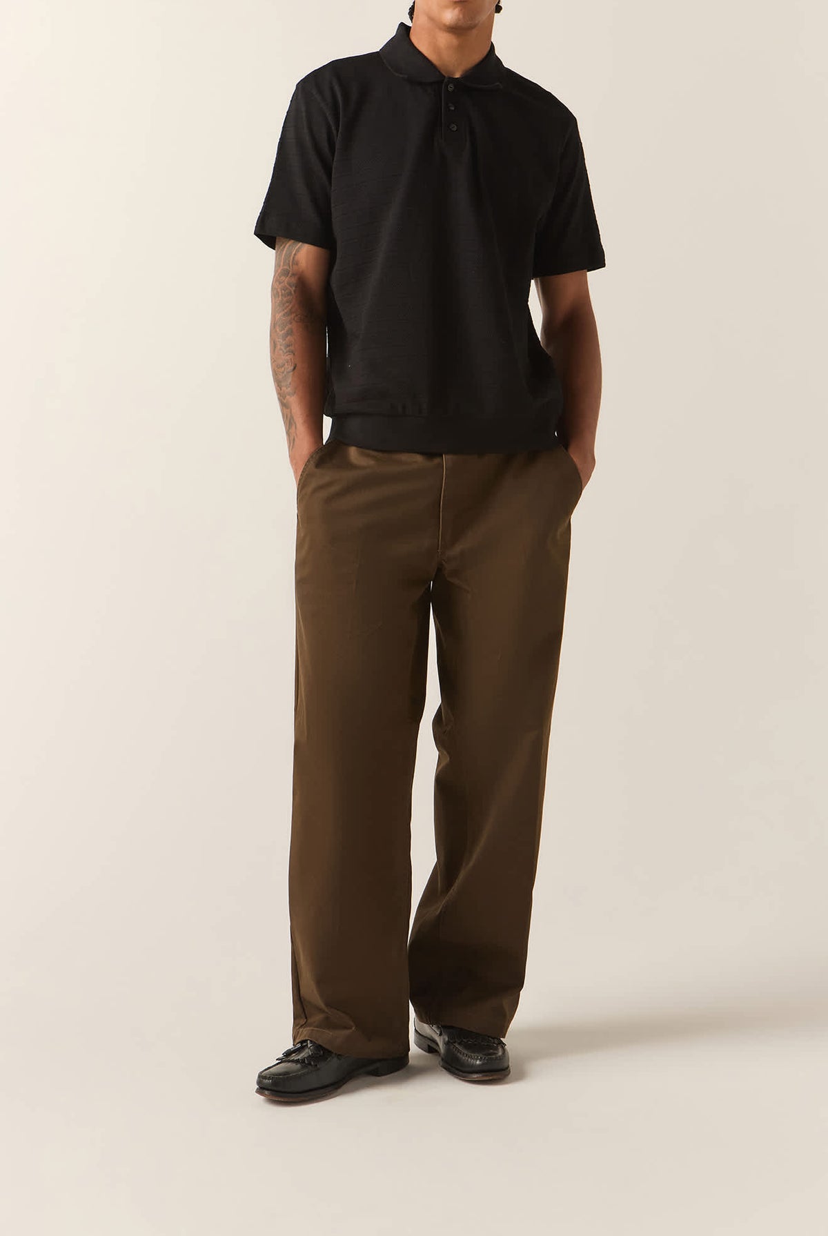 Men's Trademark Chino Pant in the color Walnut Brown - Men's Front View