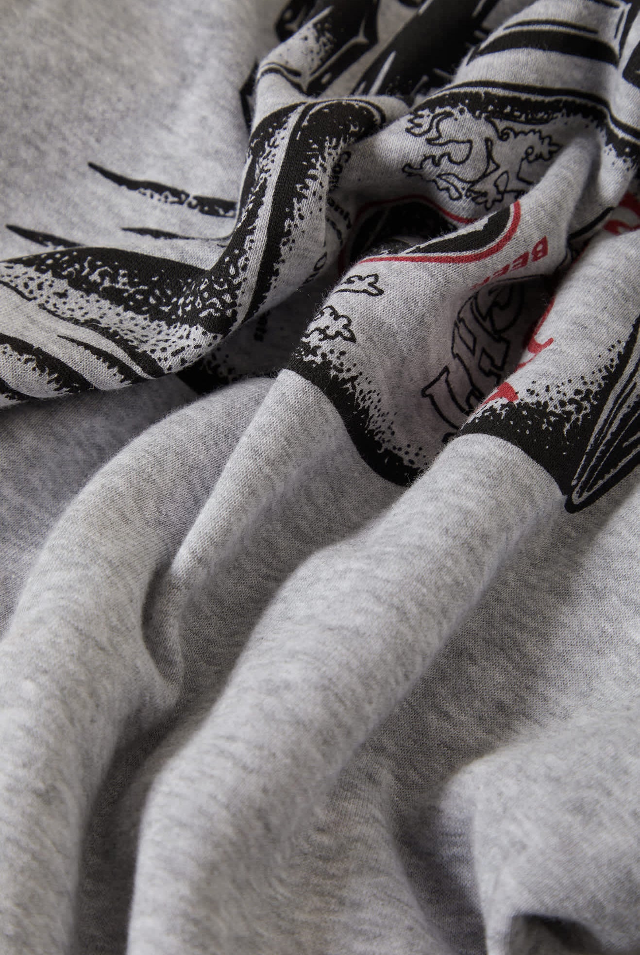 Men's Coors Light Silver Speed Hoodie in the color Heather Grey - Additional Laydown image