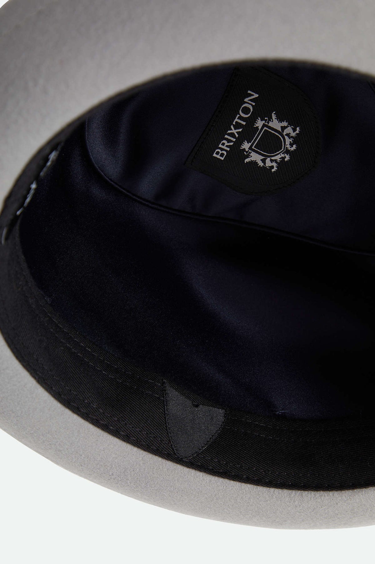 Unisex Gain Fedora in the color Light Grey/Midnight - Additional Laydown image