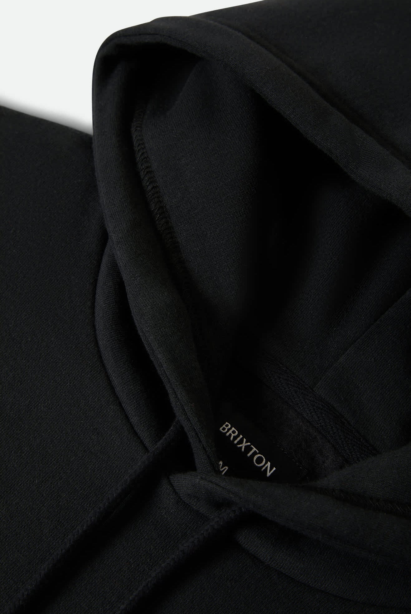 Men's Union Relaxed Hoodie in the color Black - Additional Laydown image
