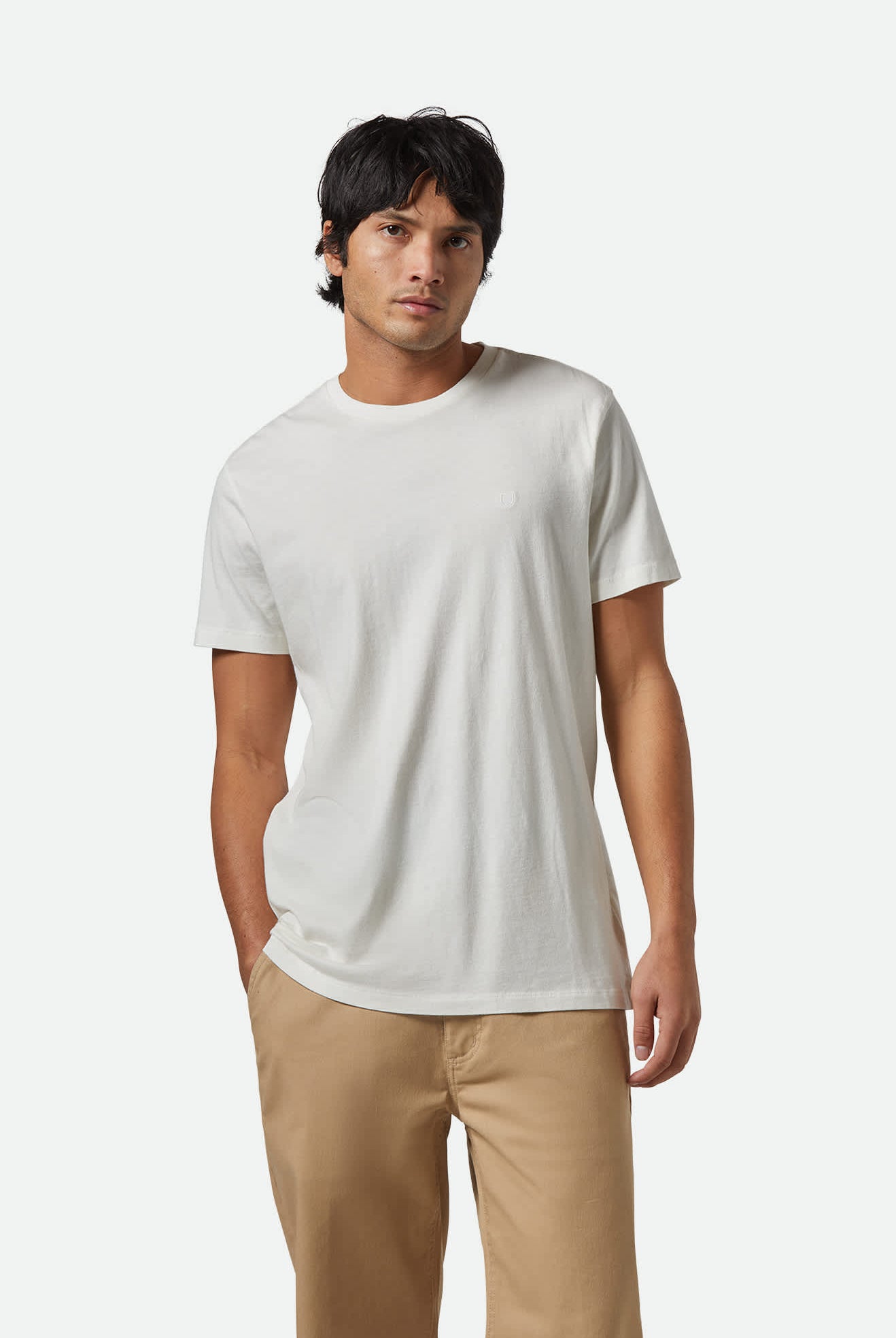 Men's Vintage Reserve S/S T-Shirt in the color Off White Sol Wash - Men's Front View