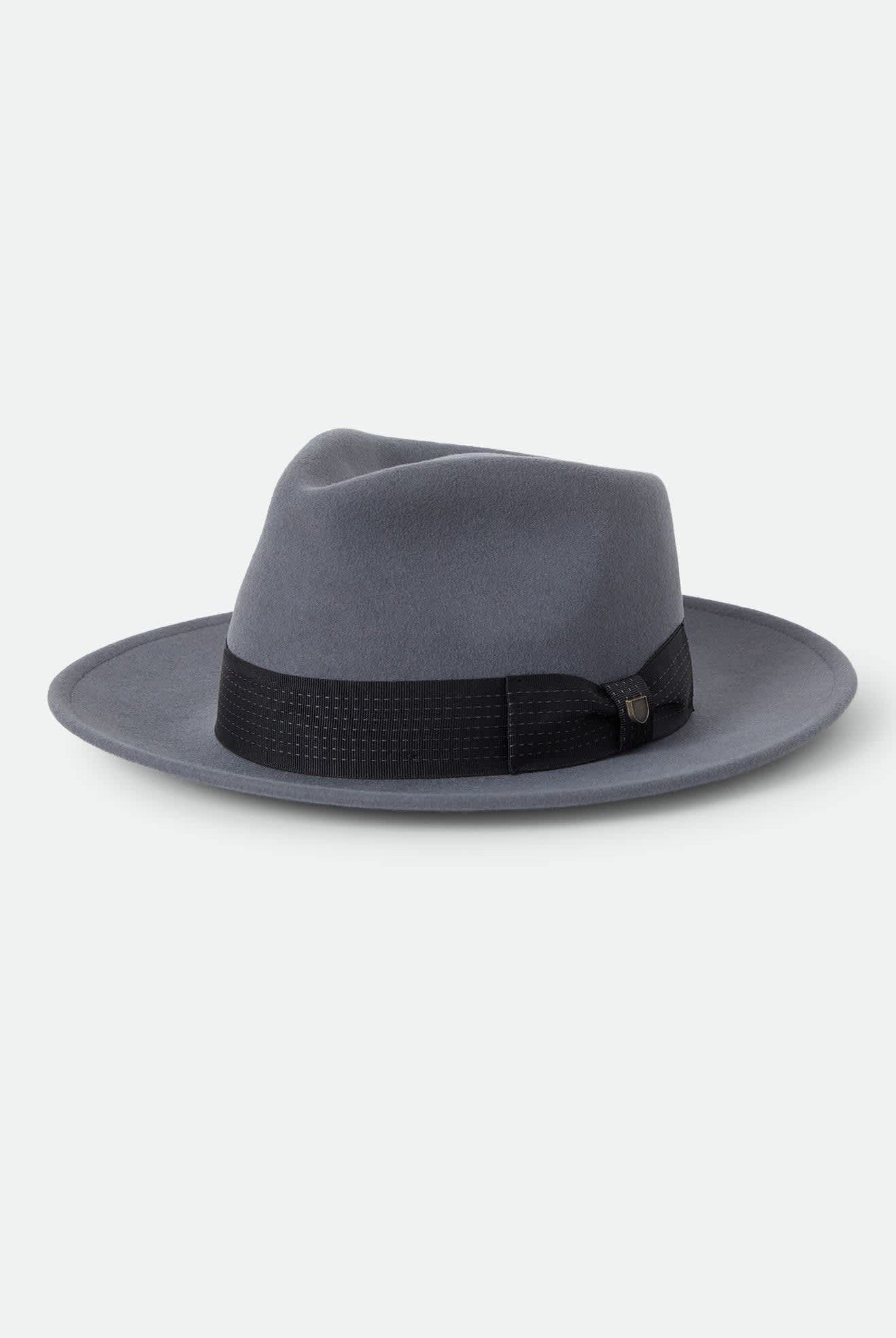 Unisex Eames Fedora in the color Future Grey/Black - Front Product View