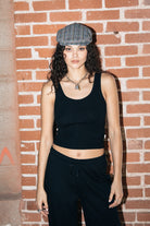 Women's Pointelle Lounge Pant in the color Black - Men's Lifestyle image