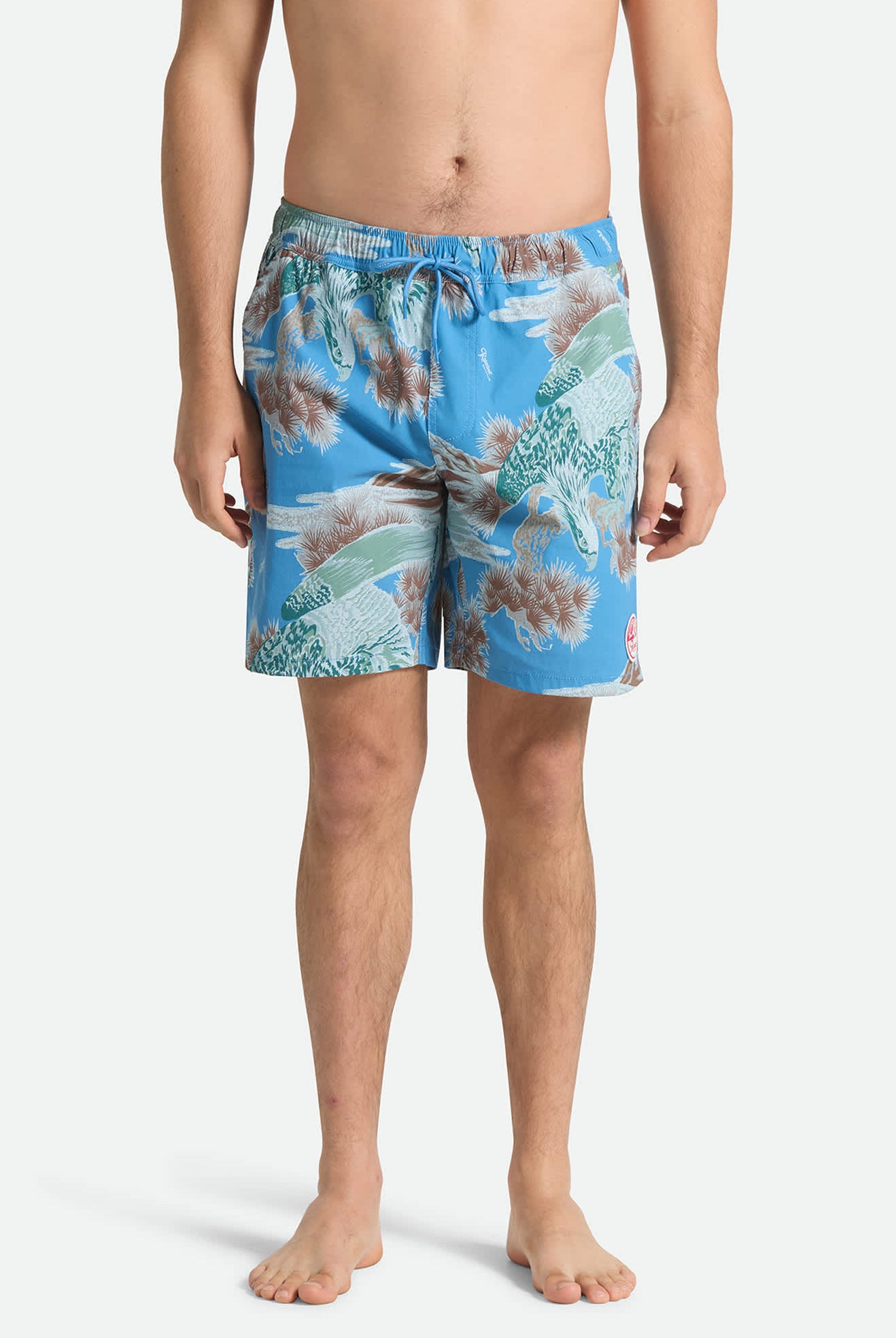 Men's Everyday Stretch Hybrid Short 7" in the color Blue Sky Rainier - Men's Front View