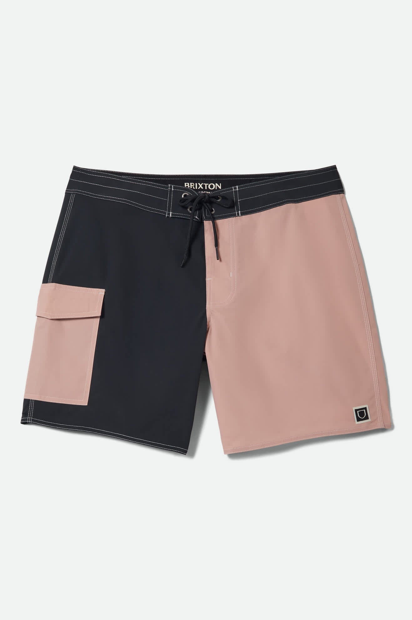 Men's Classic Trunk 17" in the color Black/Silver Pink - Front Product View