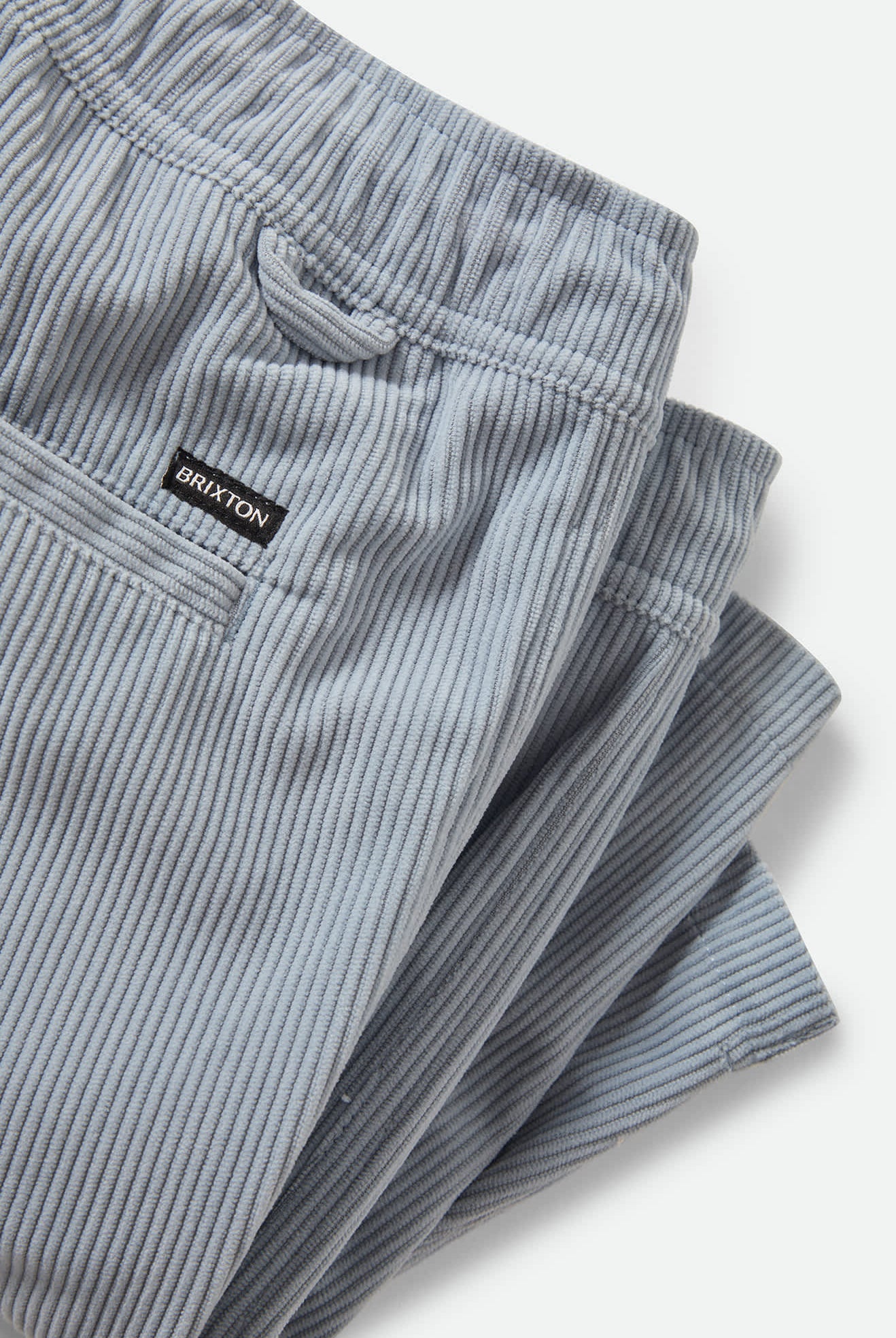 Men's Everyday Corduroy Short in the color Dusty Blue - Additional Laydown image