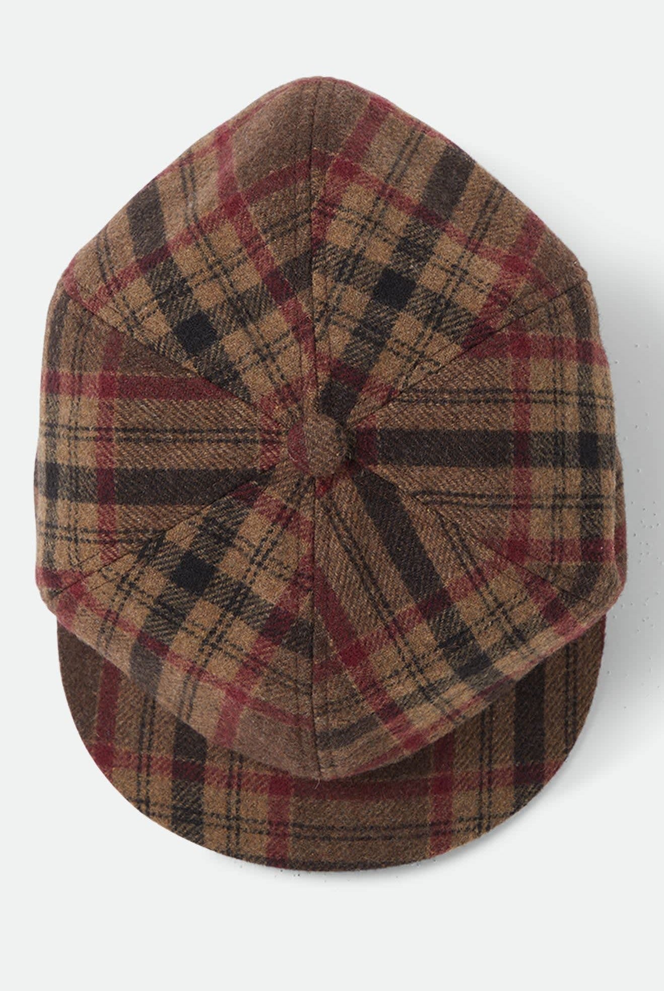 Women's Bailey Cap in the color Sand/Red/Brown - Additional Laydown image