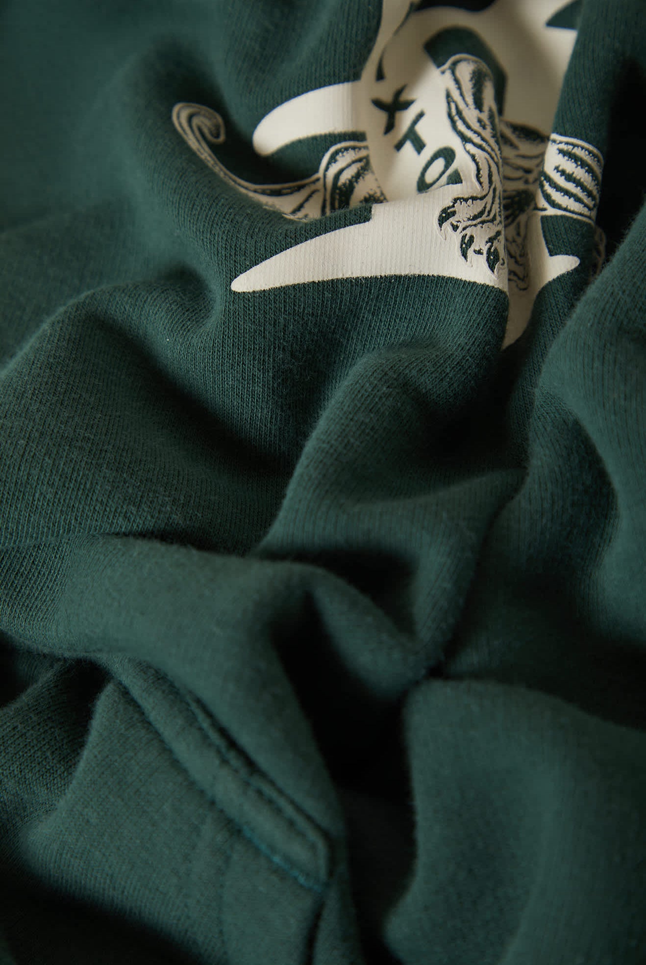 Men's Predator Relaxed Hoodie in the color Primal Green Worn Wash - Additional Laydown image