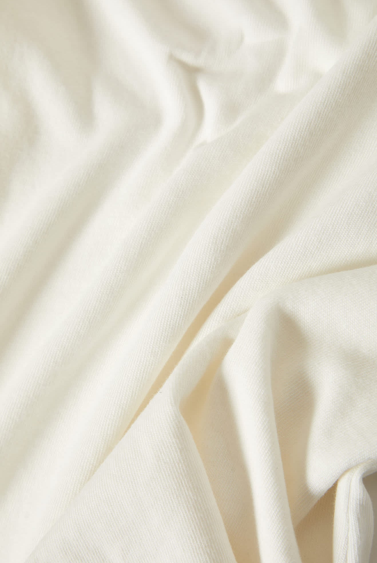 Women's Carefree Organic Garment Dye Perfect T-Shirt in the color Off White - Additional Style View