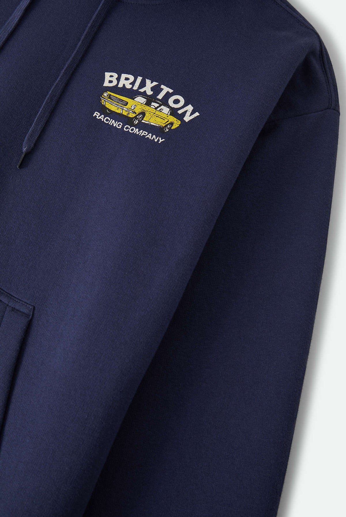 Women's High Speed Hoodie in the color Washed Navy - Additional Laydown image