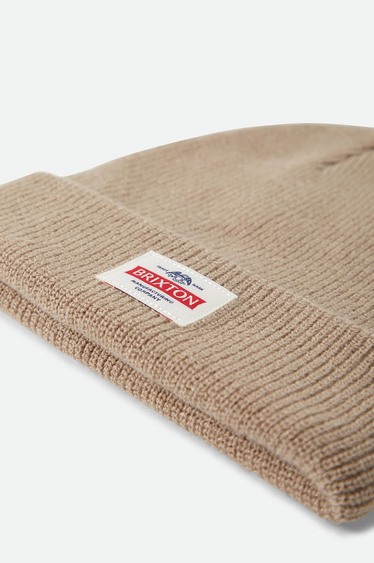 Unisex Trademark Beanie in the color British Khaki - Additional Laydown image