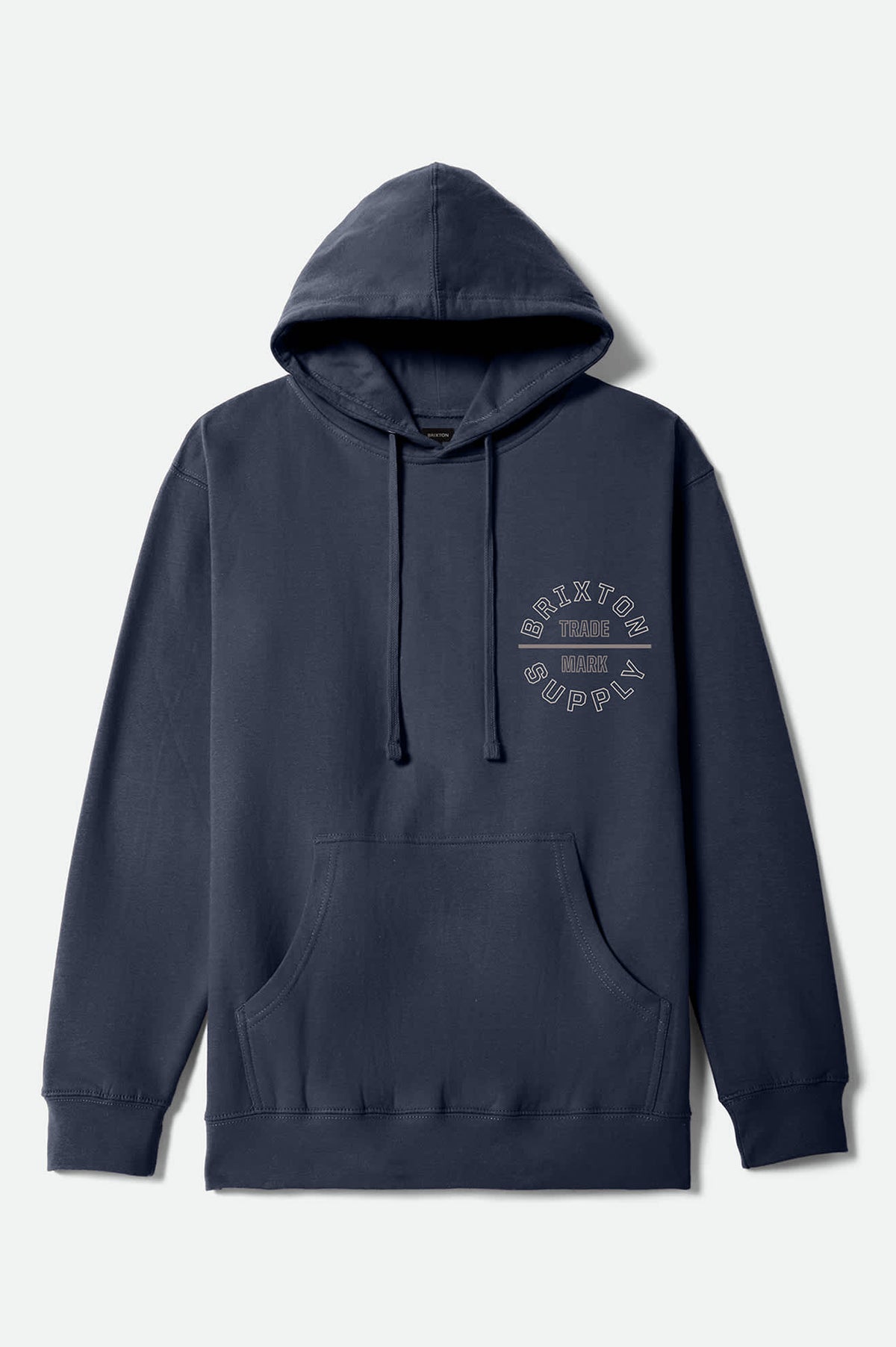 Men's Oath V Hoodie in the color Washed Navy - Front Product View