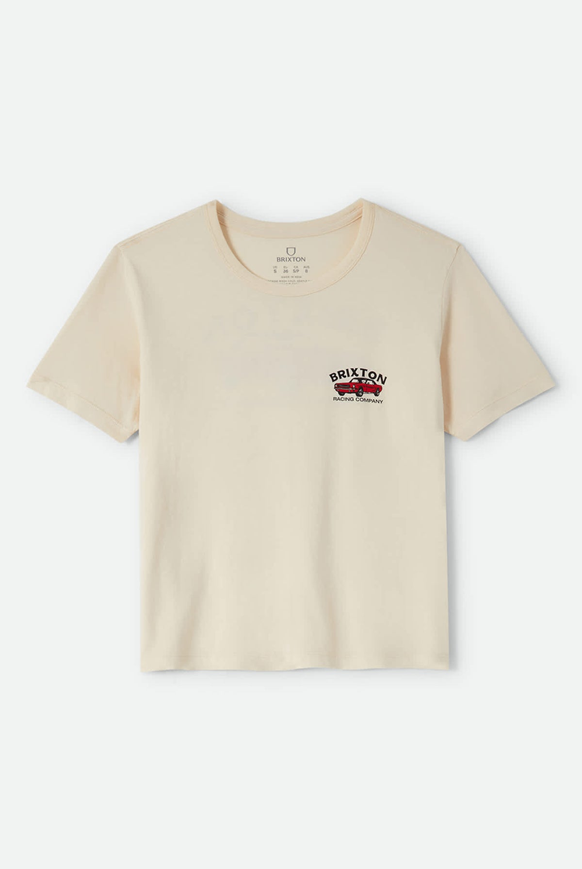 Women's High Speed Standard Crew T-Shirt in the color Whitecap - Front Product View