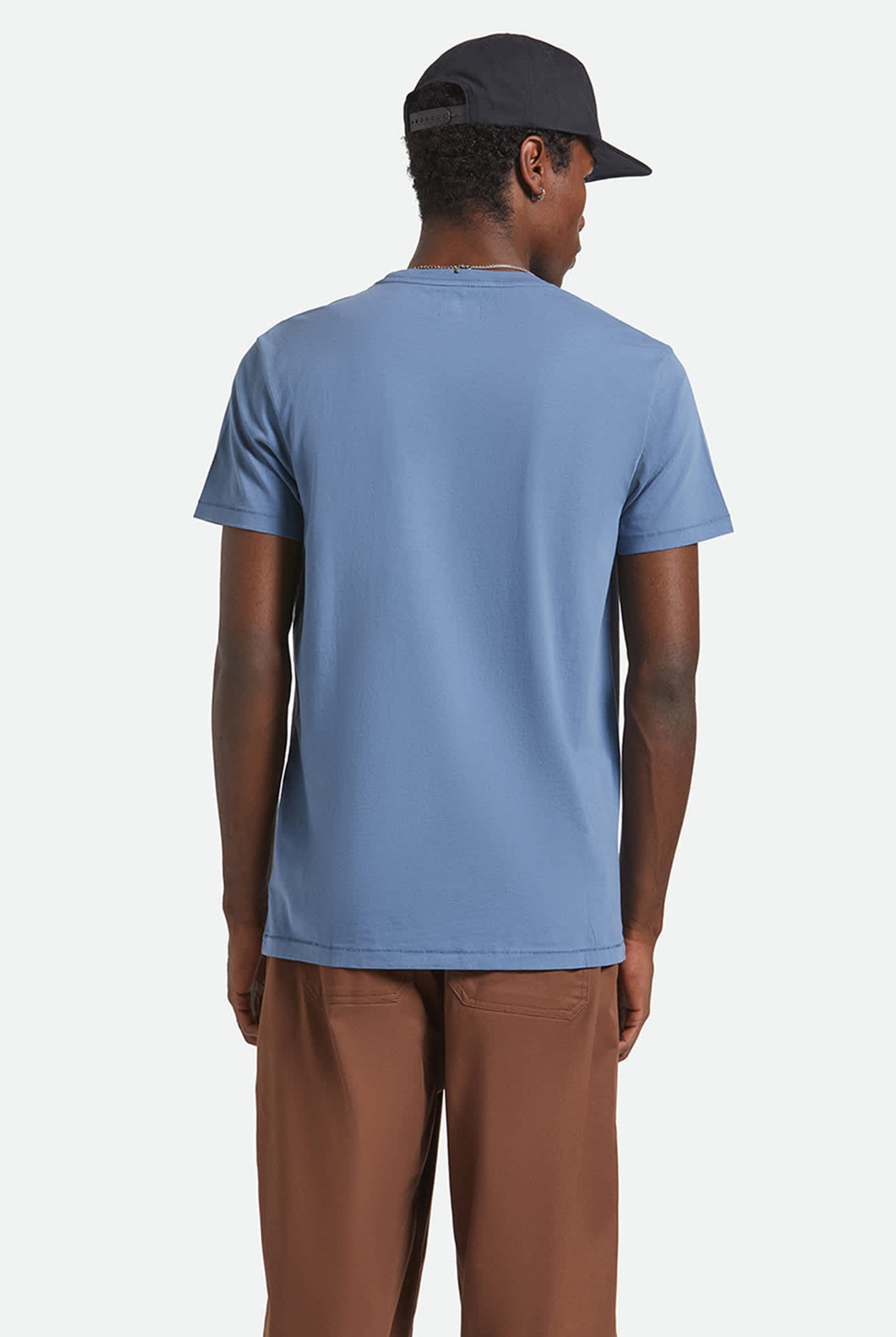 Men's Vintage Reserve S/S T-Shirt in the color Bering Sea Sol Wash - Men's Back View